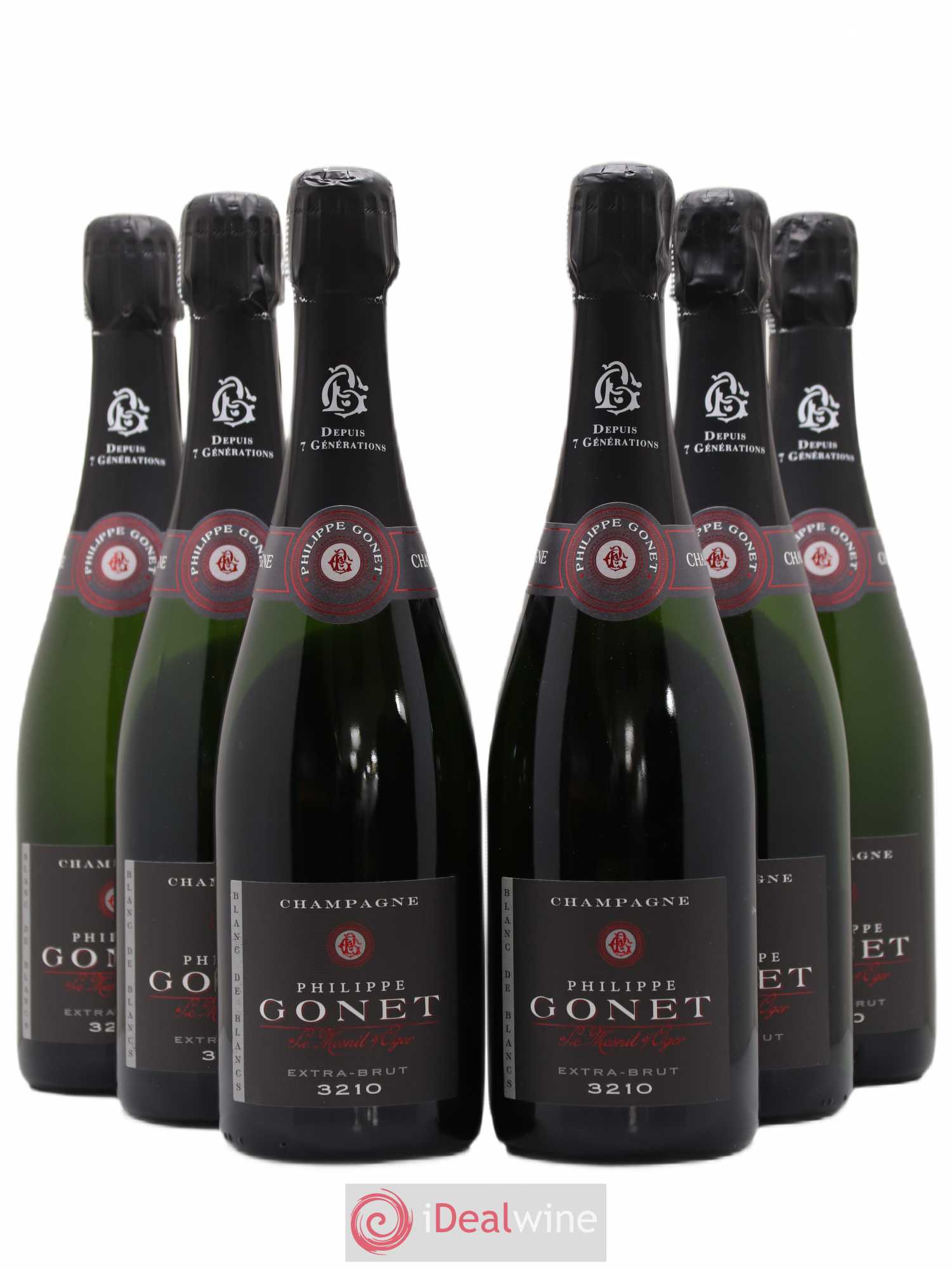 Champagne - Posten von 6 Flaschen - 0