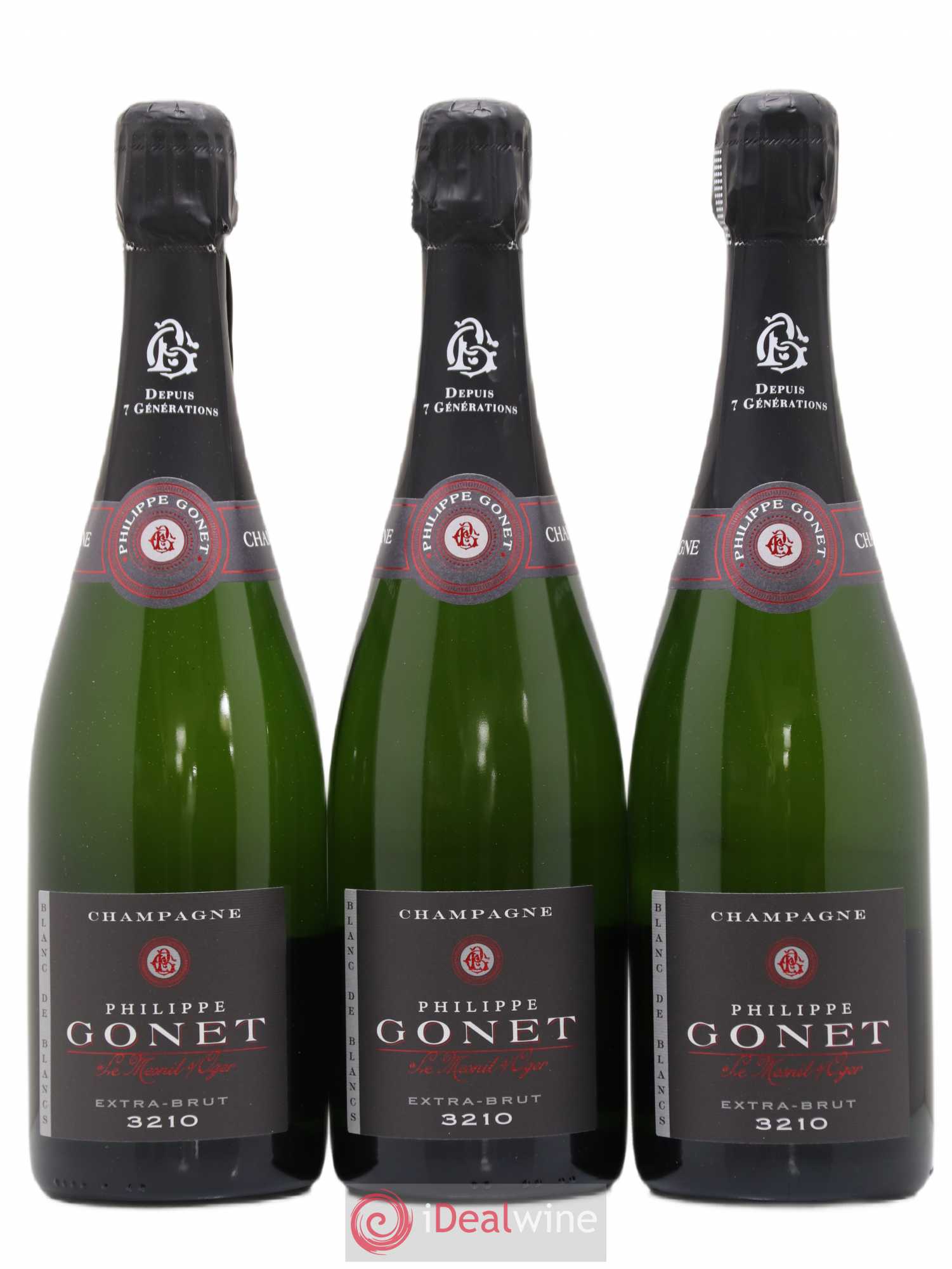 Champagne - Posten von 3 Flaschen - 0