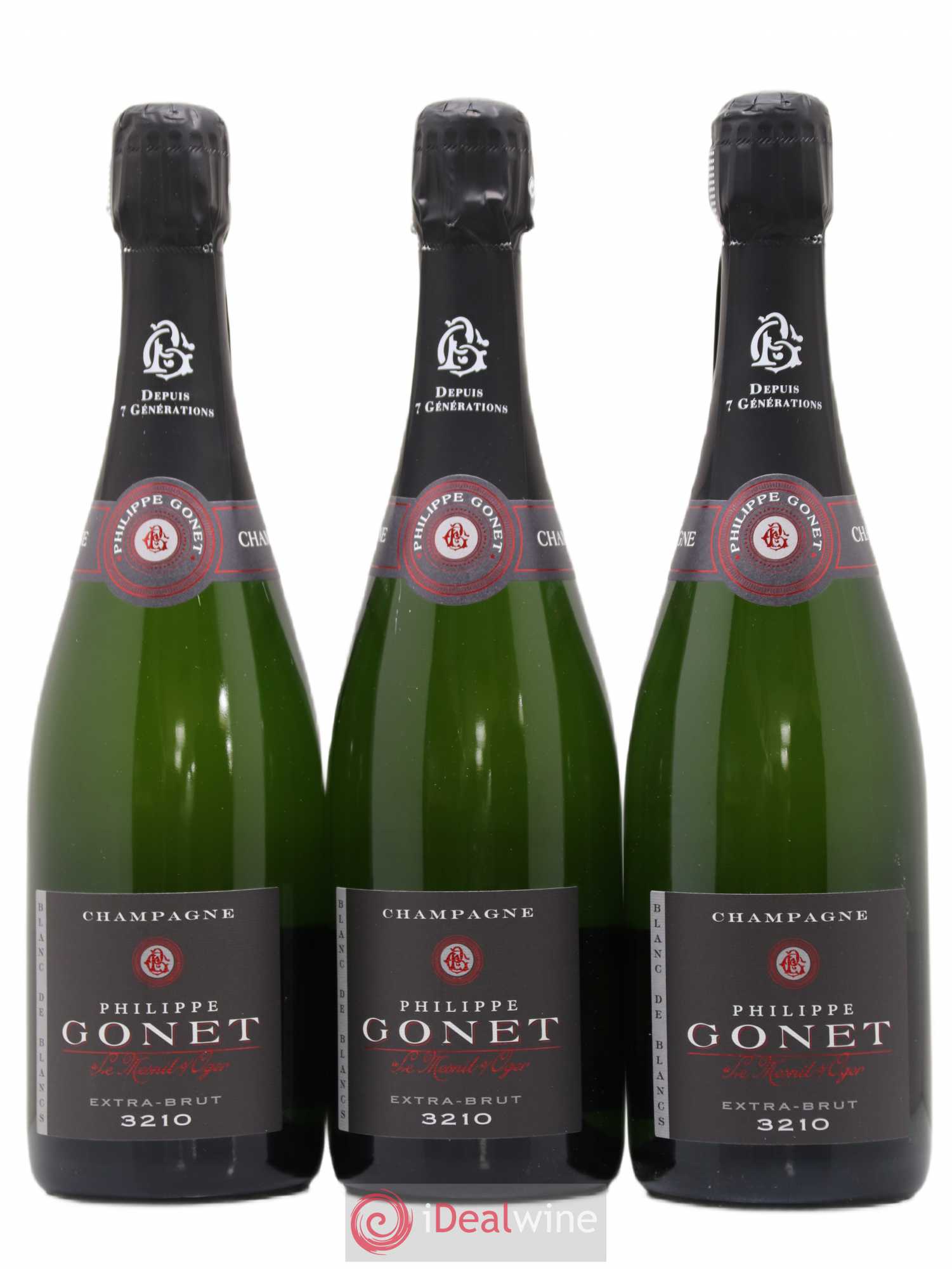 Champagne - Posten von 3 Flaschen - 0