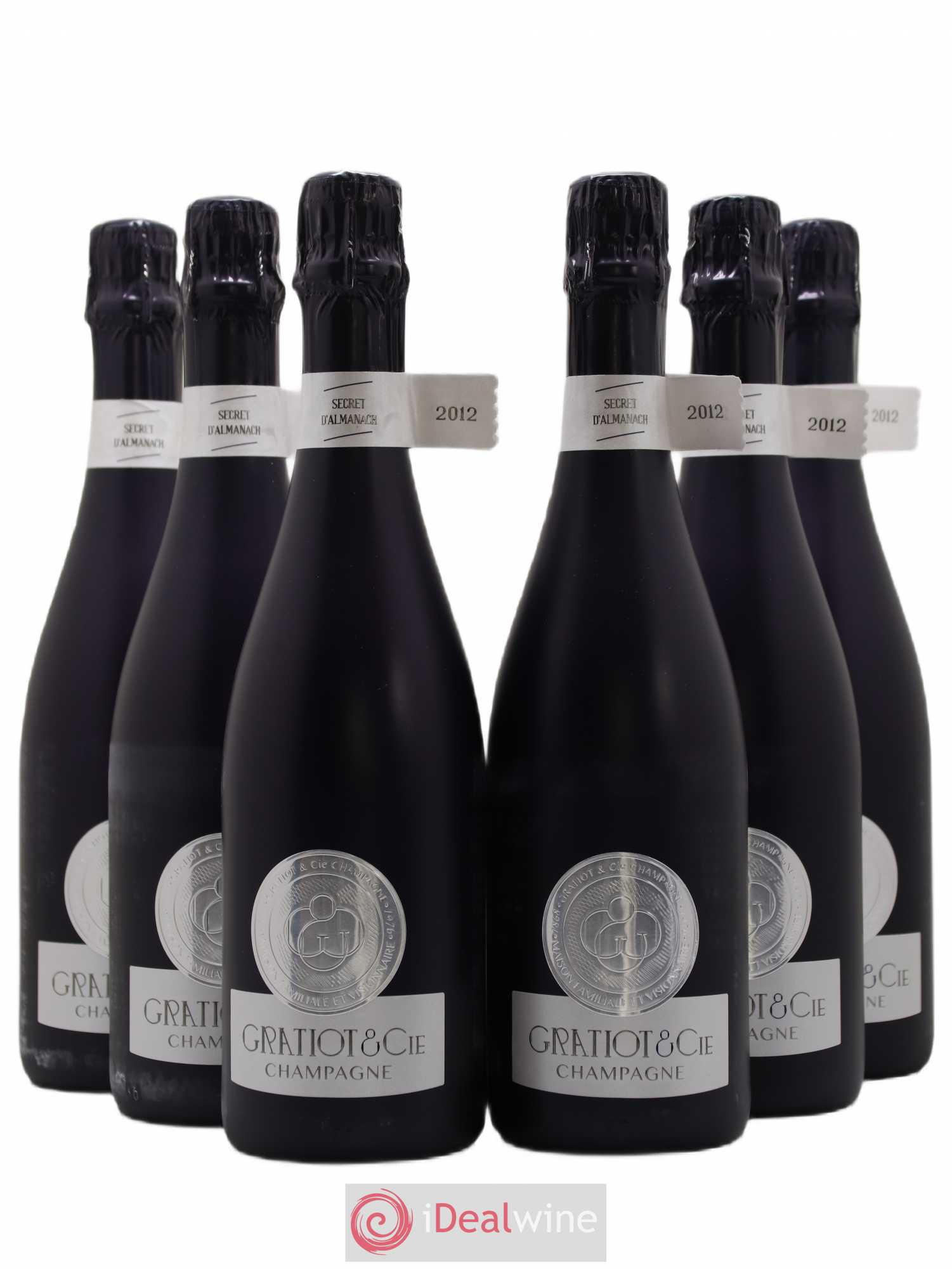 Champagne Champagne Secret d'Almanach Gratlot & Cie 2012 - Posten von 6 Flaschen - 0