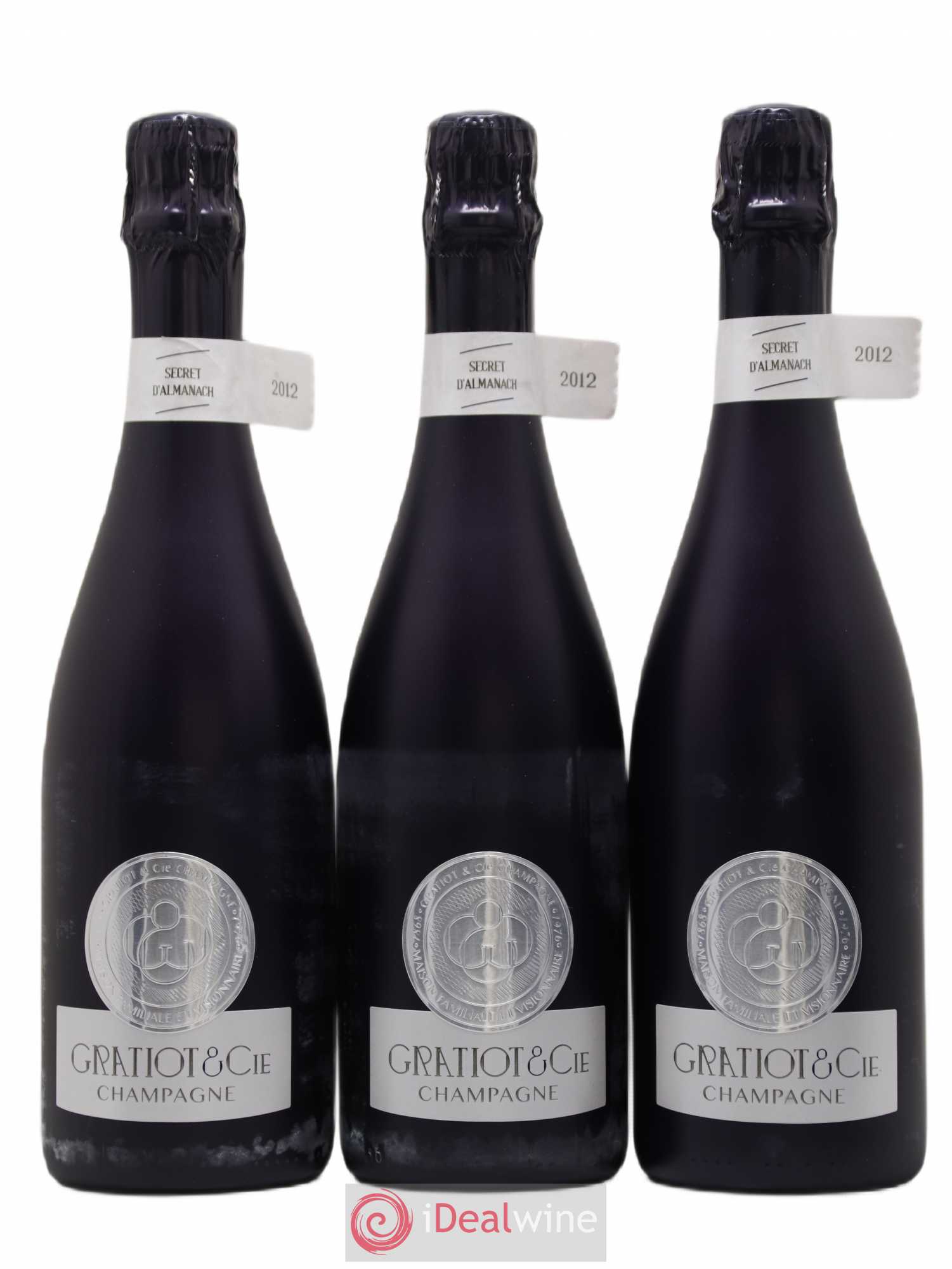 Champagne Champagne Secret d'Almanach Gratlot & Cie 2012 - Lot of 6 bottles - 1