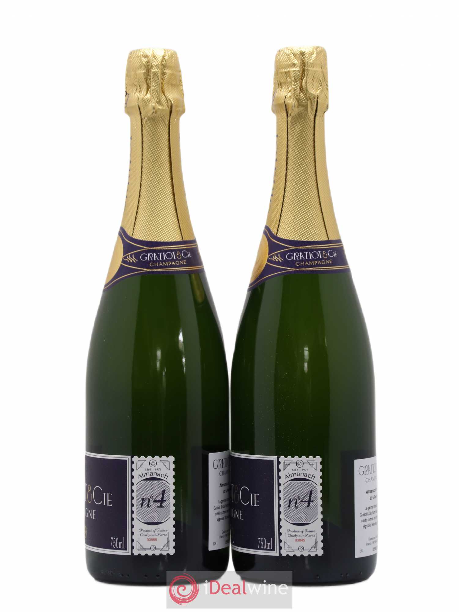 Champagne Almanach N4 Gratiot & Cie 2009 - Posten von 2 Flaschen - 1