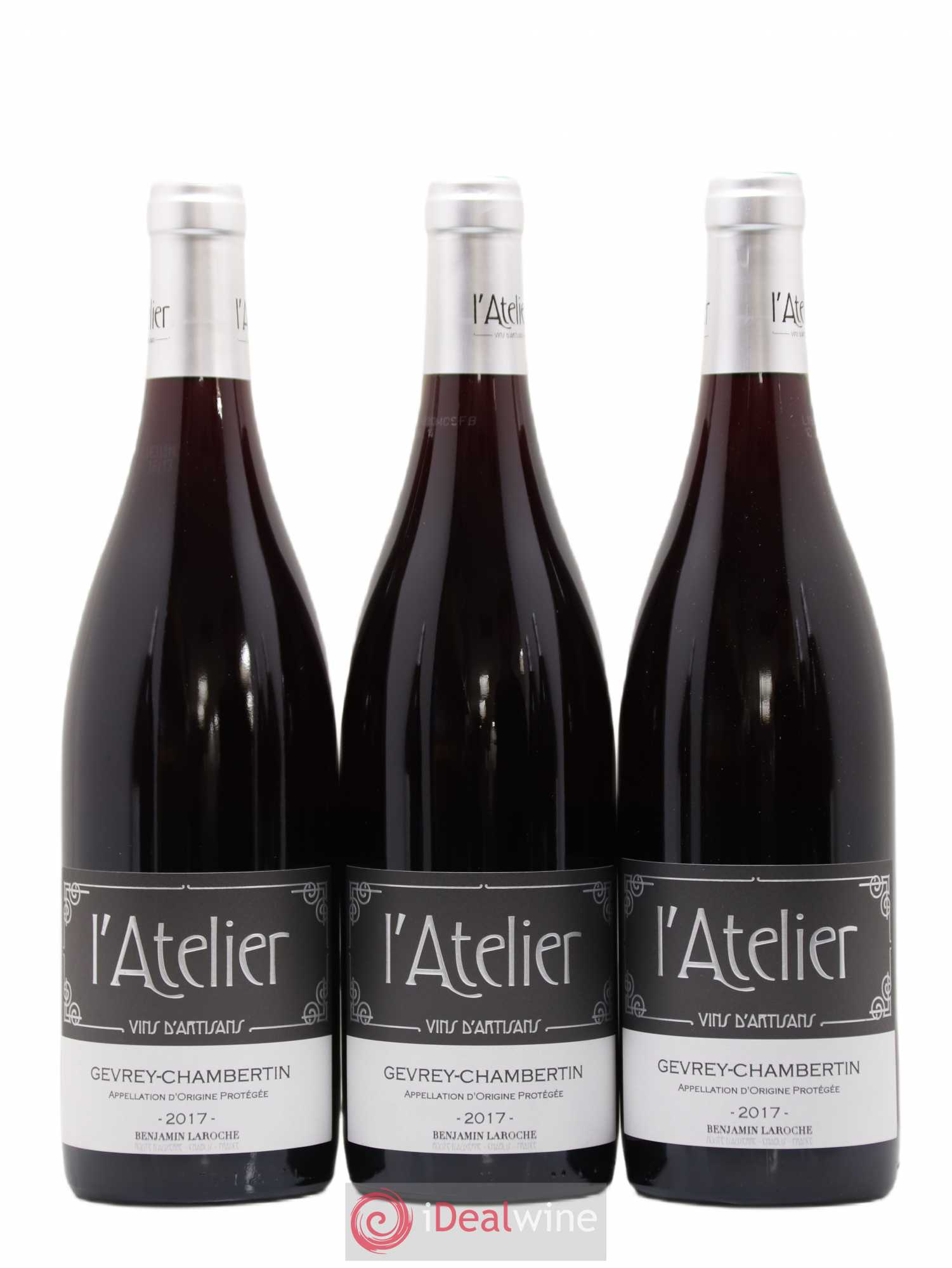 Gevrey-Chambertin L'Atelier La Manufacture 2017 - Posten von 6 Flaschen - 1