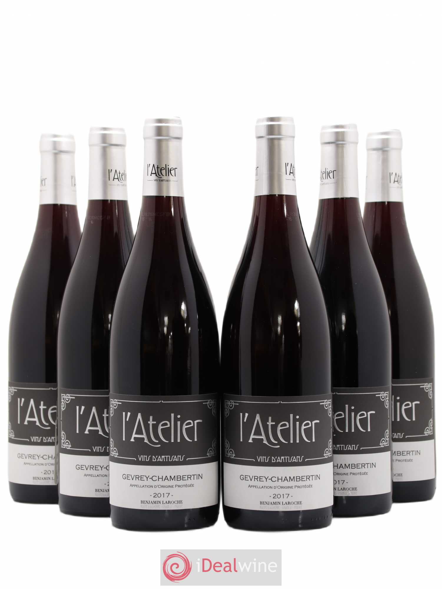 Gevrey-Chambertin L'Atelier La Manufacture 2017 - Posten von 6 Flaschen - 0