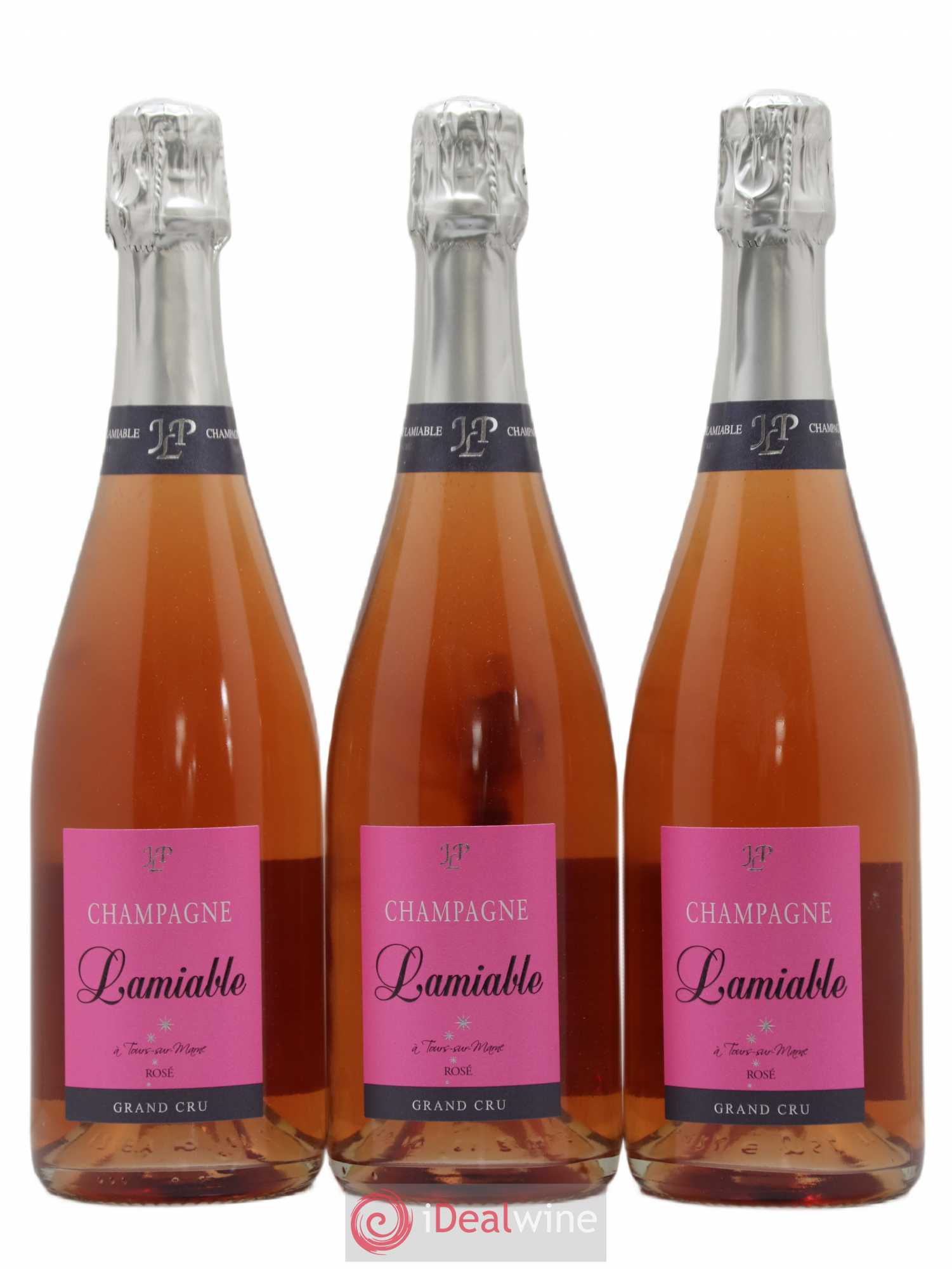 Champagne - Grand Cru O. Lamiable - Lot de 3 bouteilles - 0