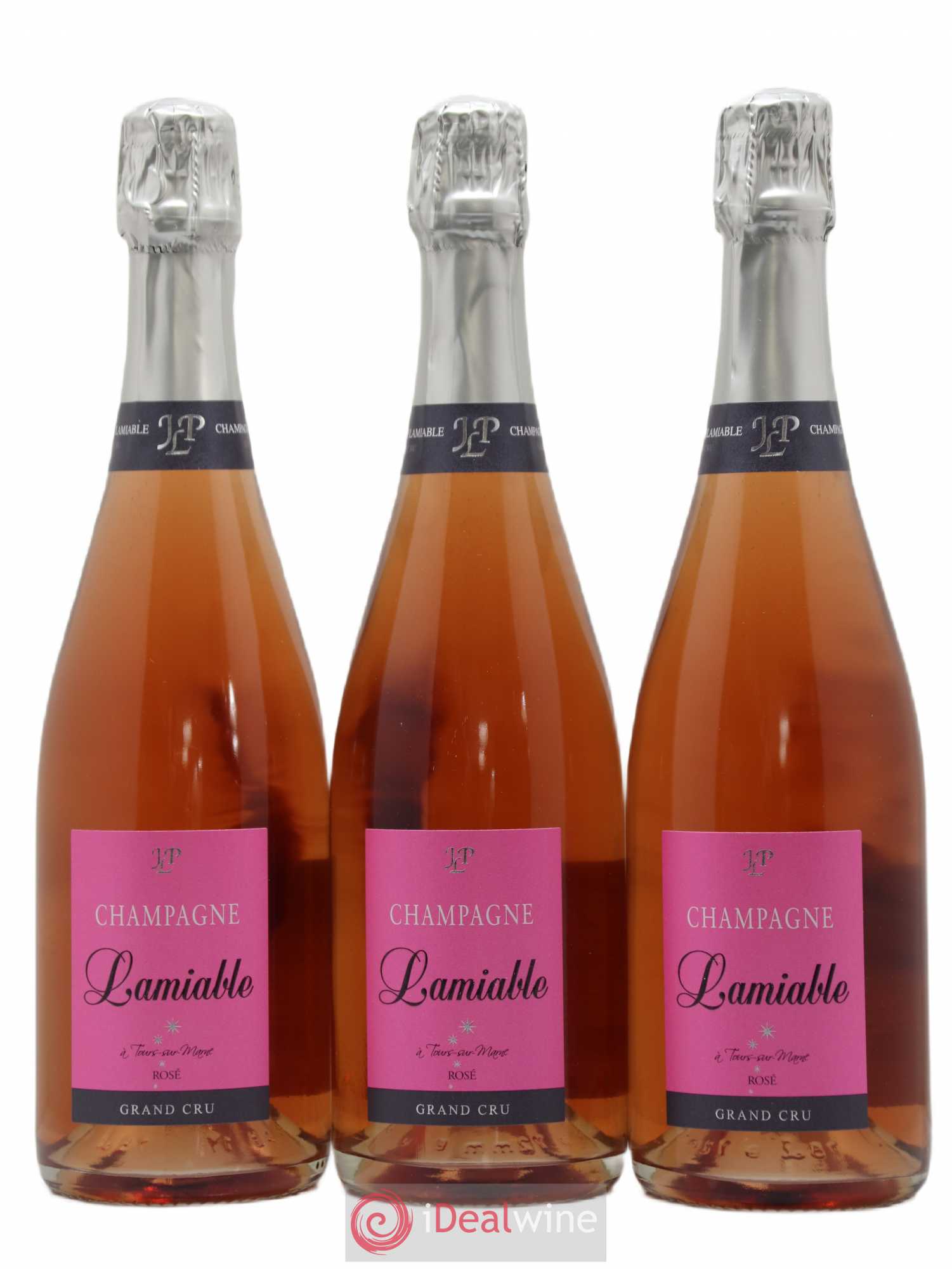 Champagne - Grand Cru O. Lamiable - Lot de 3 bouteilles - 0