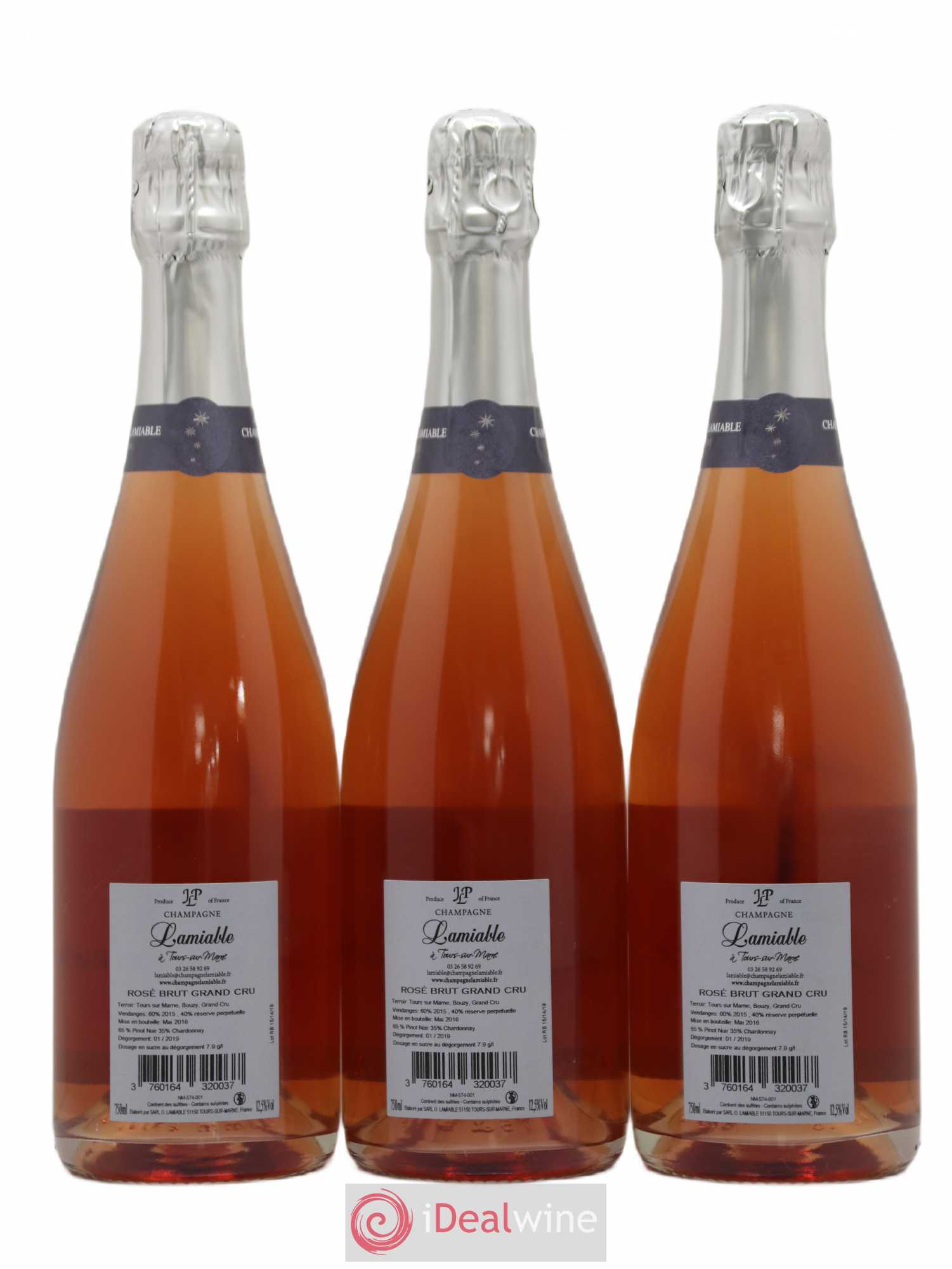 Champagne - Grand Cru O. Lamiable (sans prix de réserve) - Posten von 6 Flaschen - 4