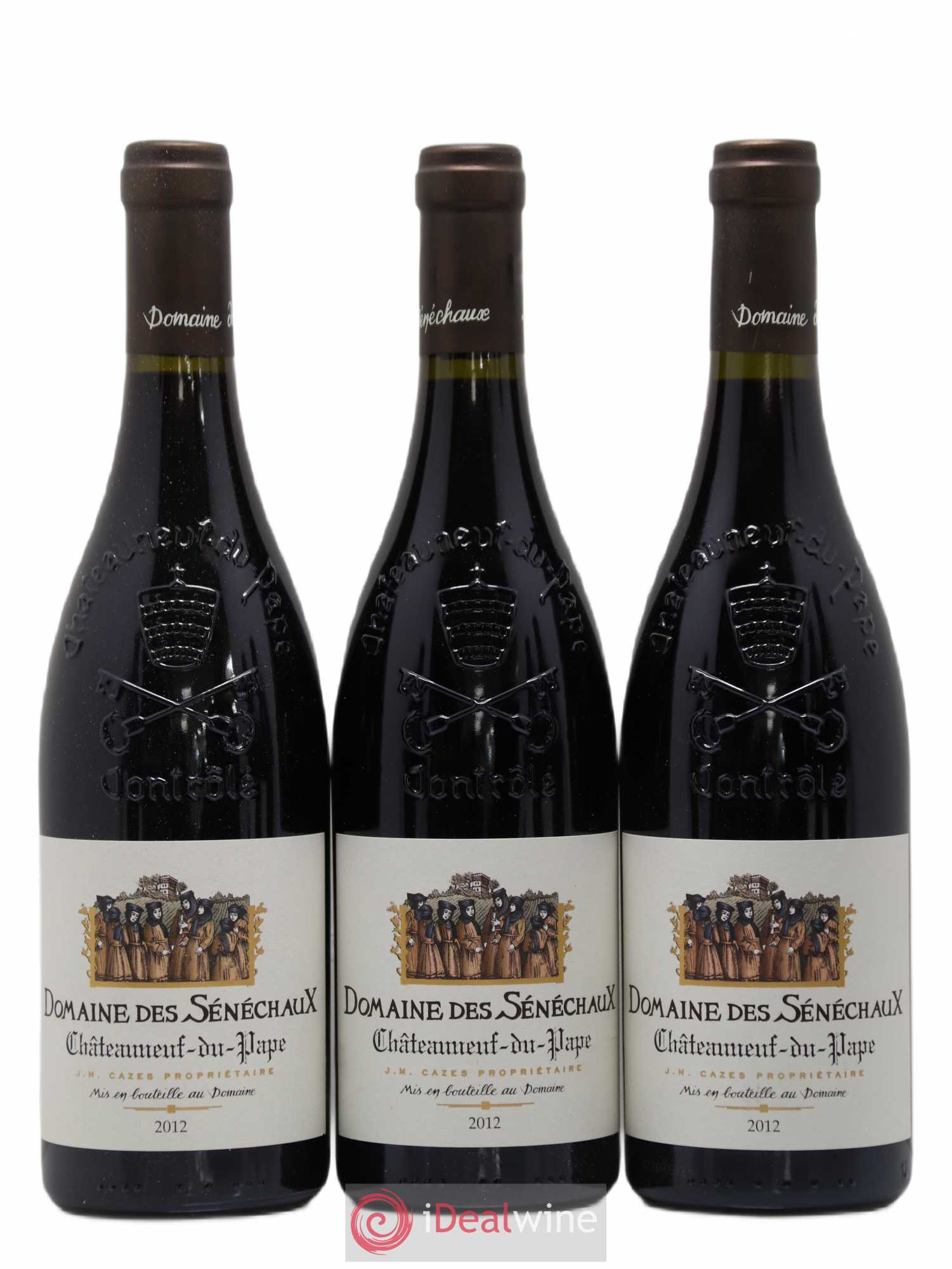 Châteauneuf-du-Pape Sénéchaux (Domaine des) Famille J-M. Cazès 2012 - Lot de 6 bouteilles - 2