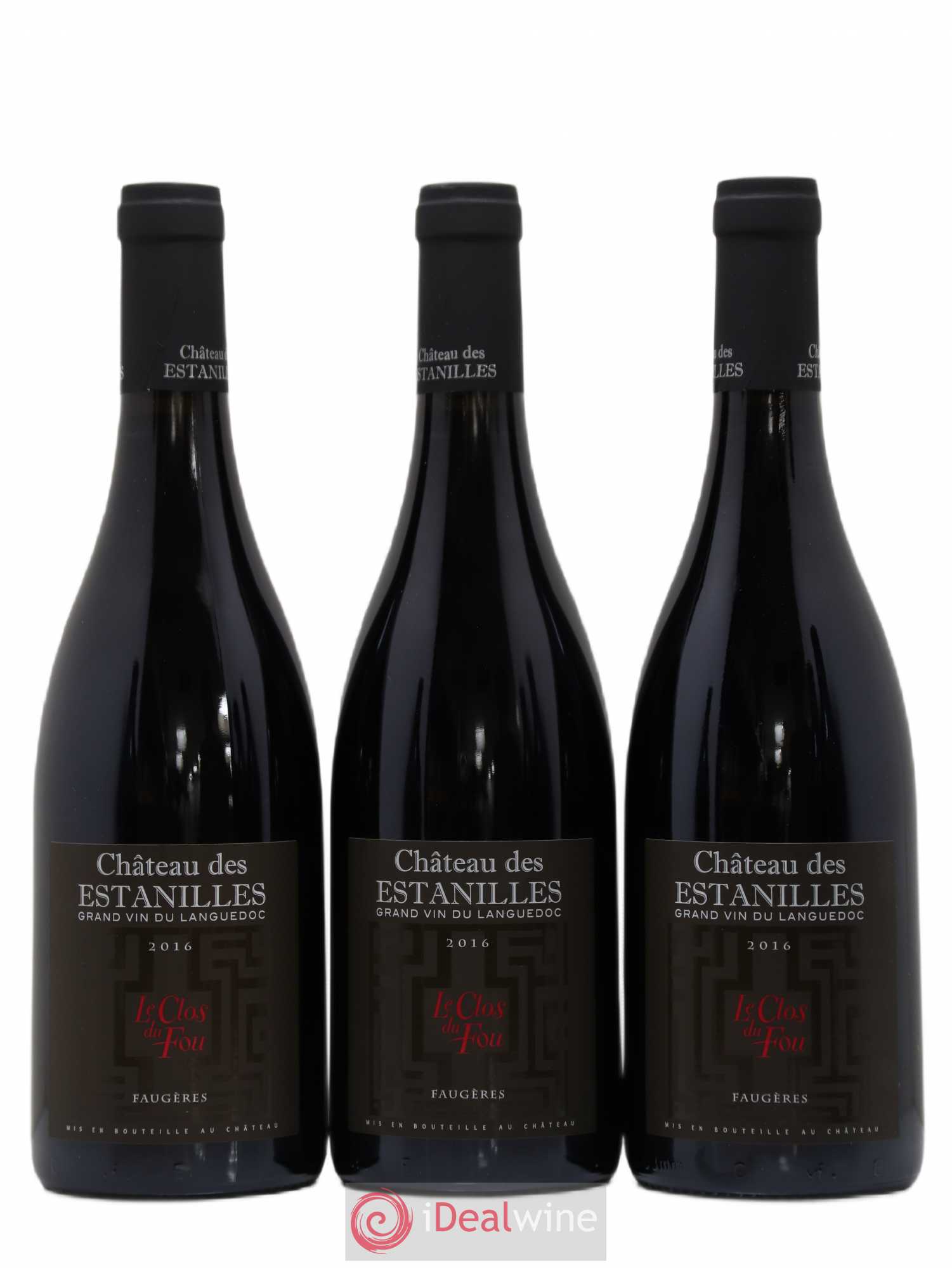 Faugères Château des Estanilles Clos du Fou Michel Louison 2016 - Lot de 6 bouteilles - 2