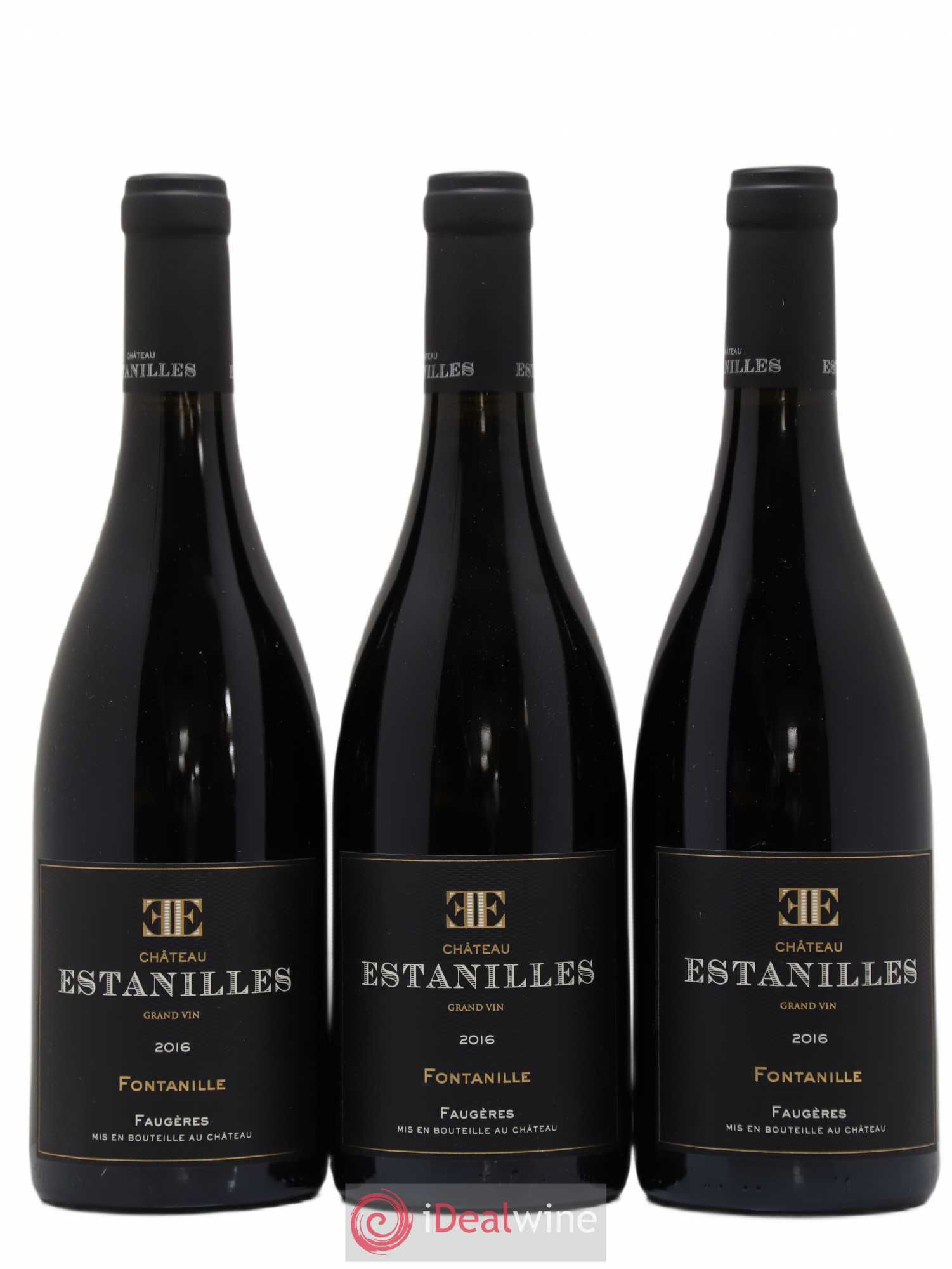 Faugères Fontanille Château des Estanilles 2016 - Posten von 6 Flaschen - 1