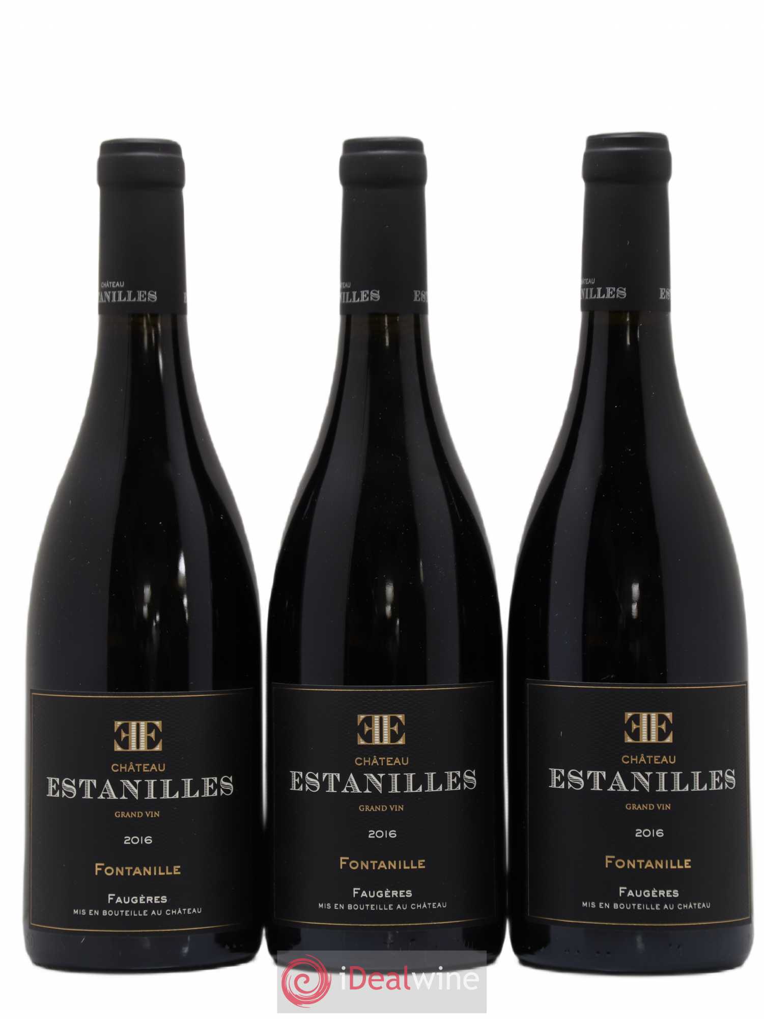 Faugères Fontanille Château des Estanilles 2016 - Posten von 6 Flaschen - 2