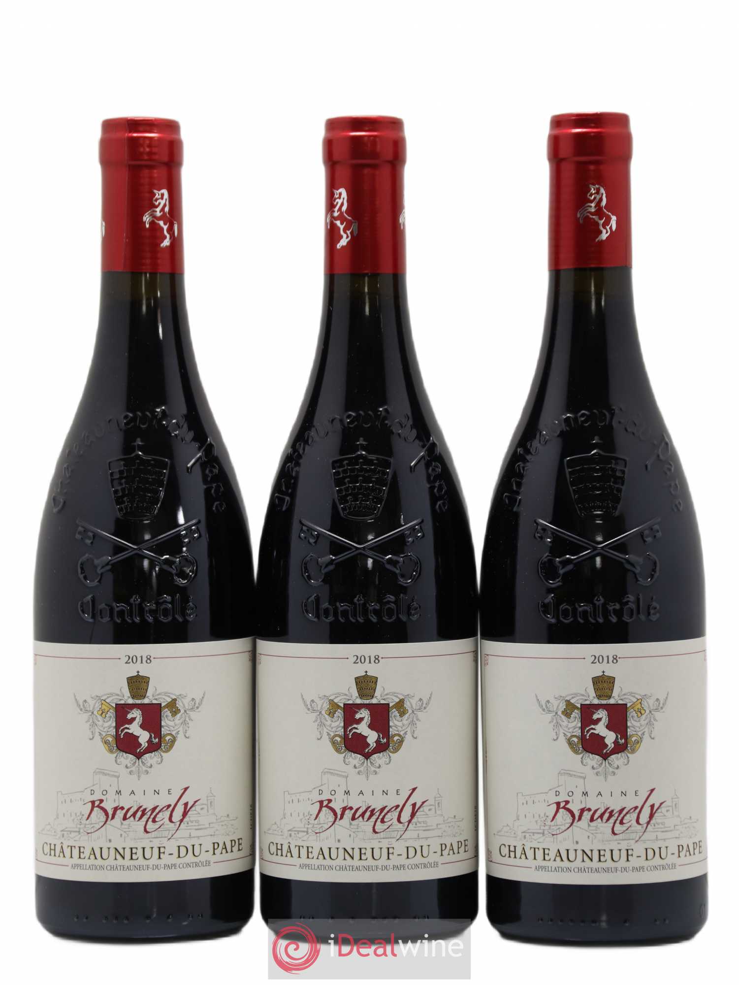 Châteauneuf-du-Pape Domaine Brunely 2018 - Posten von 3 Flaschen - 0