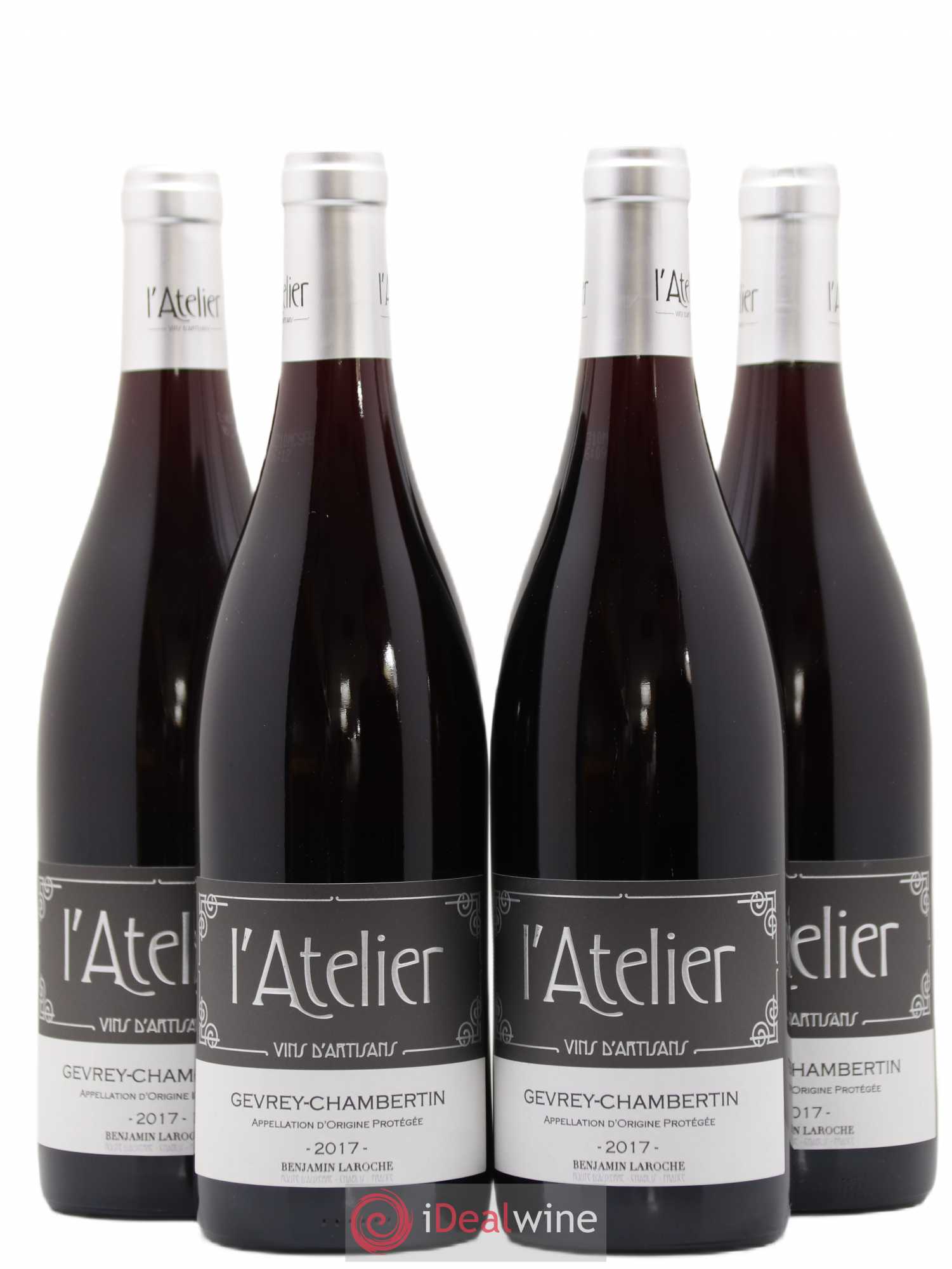 Gevrey-Chambertin L'Atelier La Manufacture 2017 - Posten von 4 Flaschen - 0