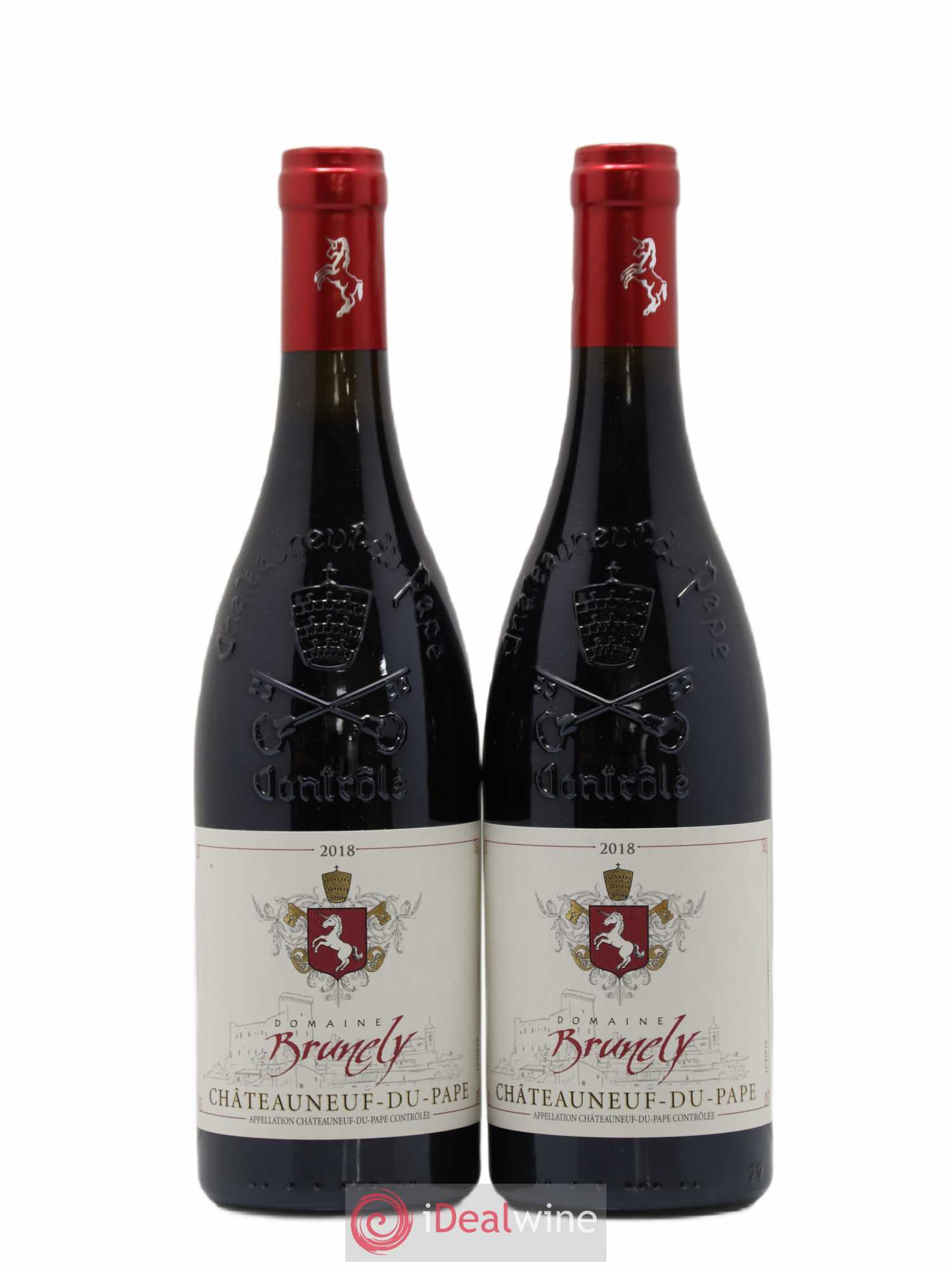 Châteauneuf-du-Pape Domaine Brunely 2018 - Lot de 2 bouteilles - 0