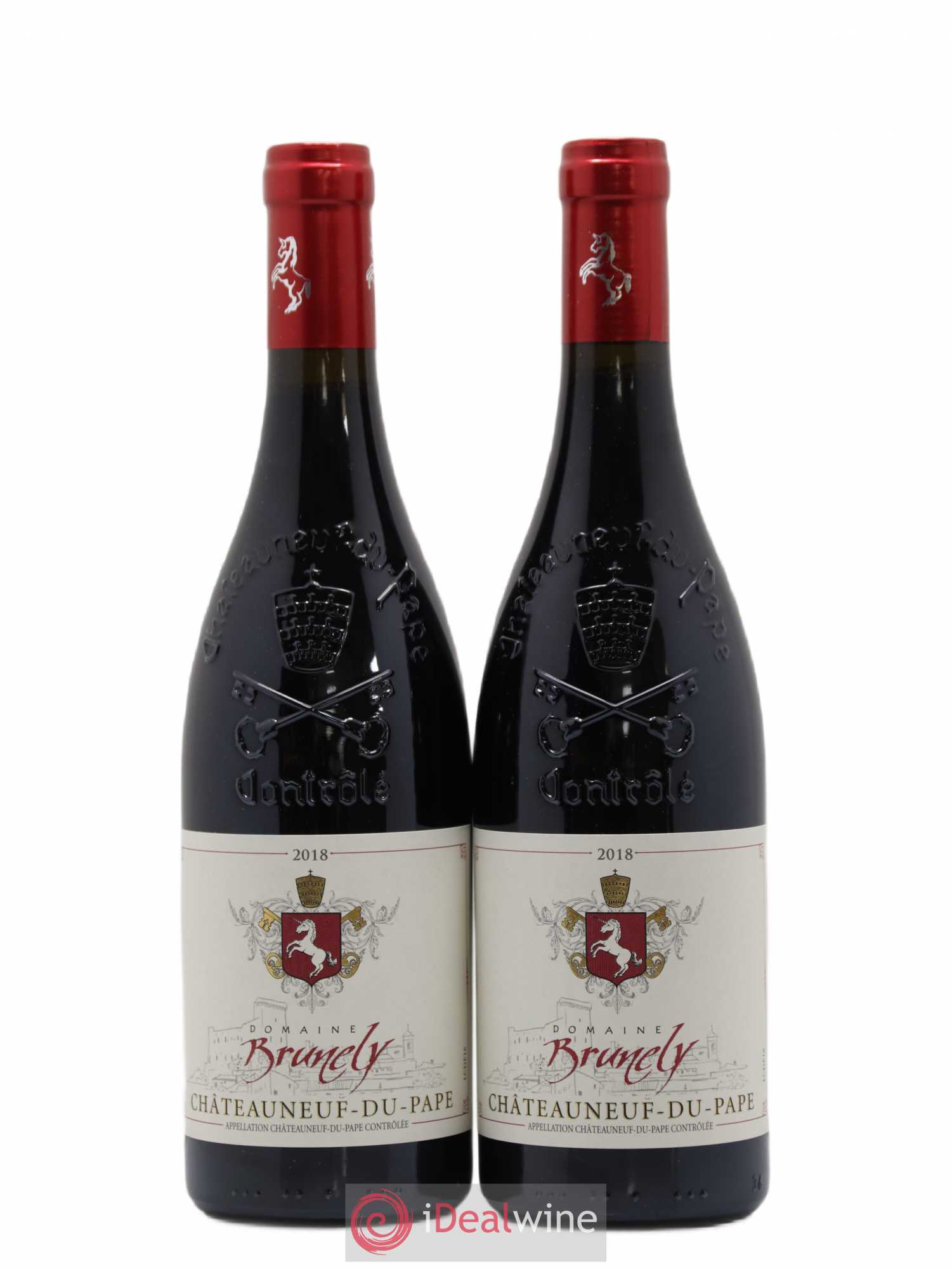 Châteauneuf-du-Pape Domaine Brunely 2018 - Posten von 2 Flaschen - 0
