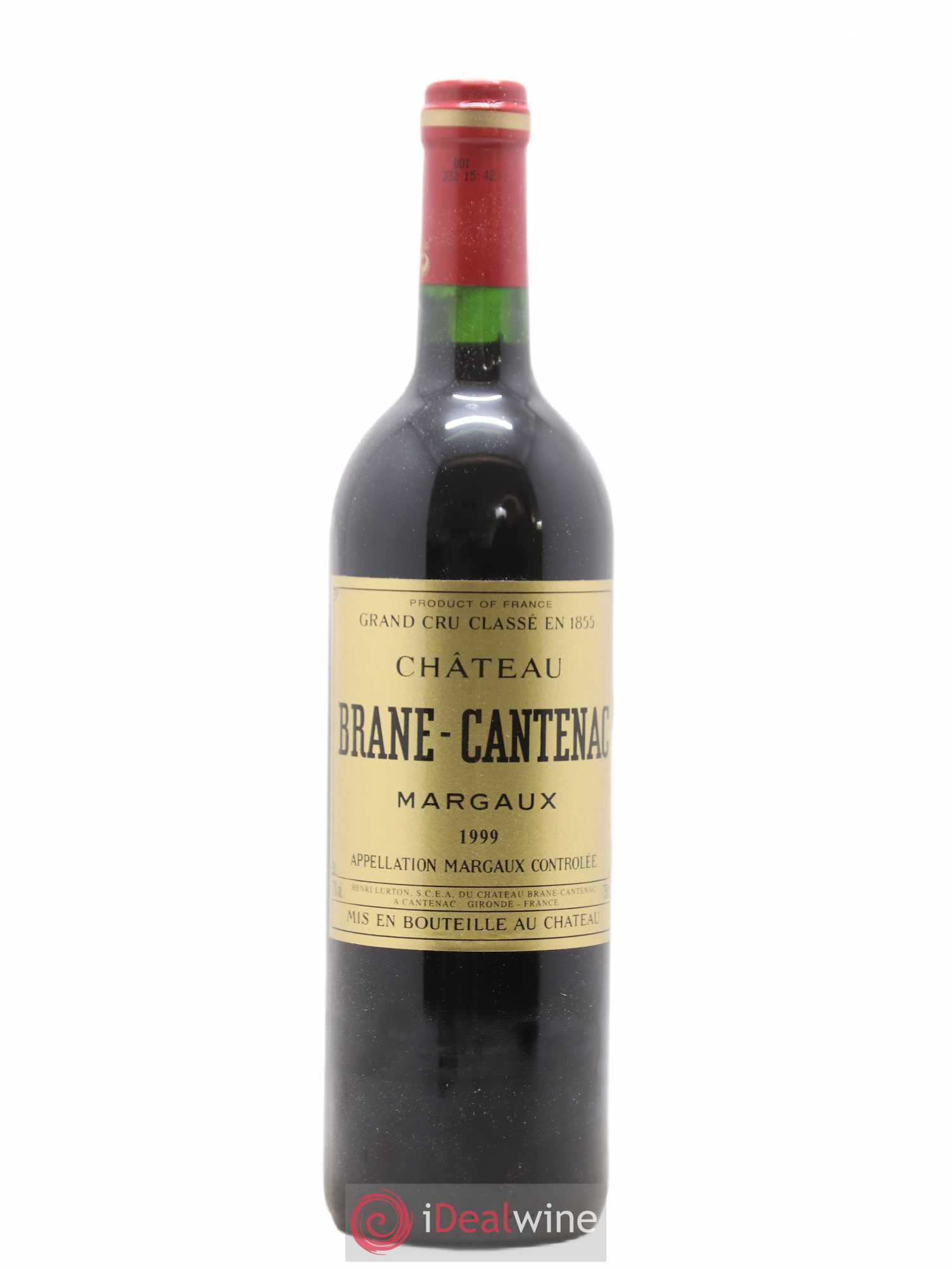 Château Brane Cantenac 2ème Grand Cru Classé 1999 - Lot de 1 bouteille - 0