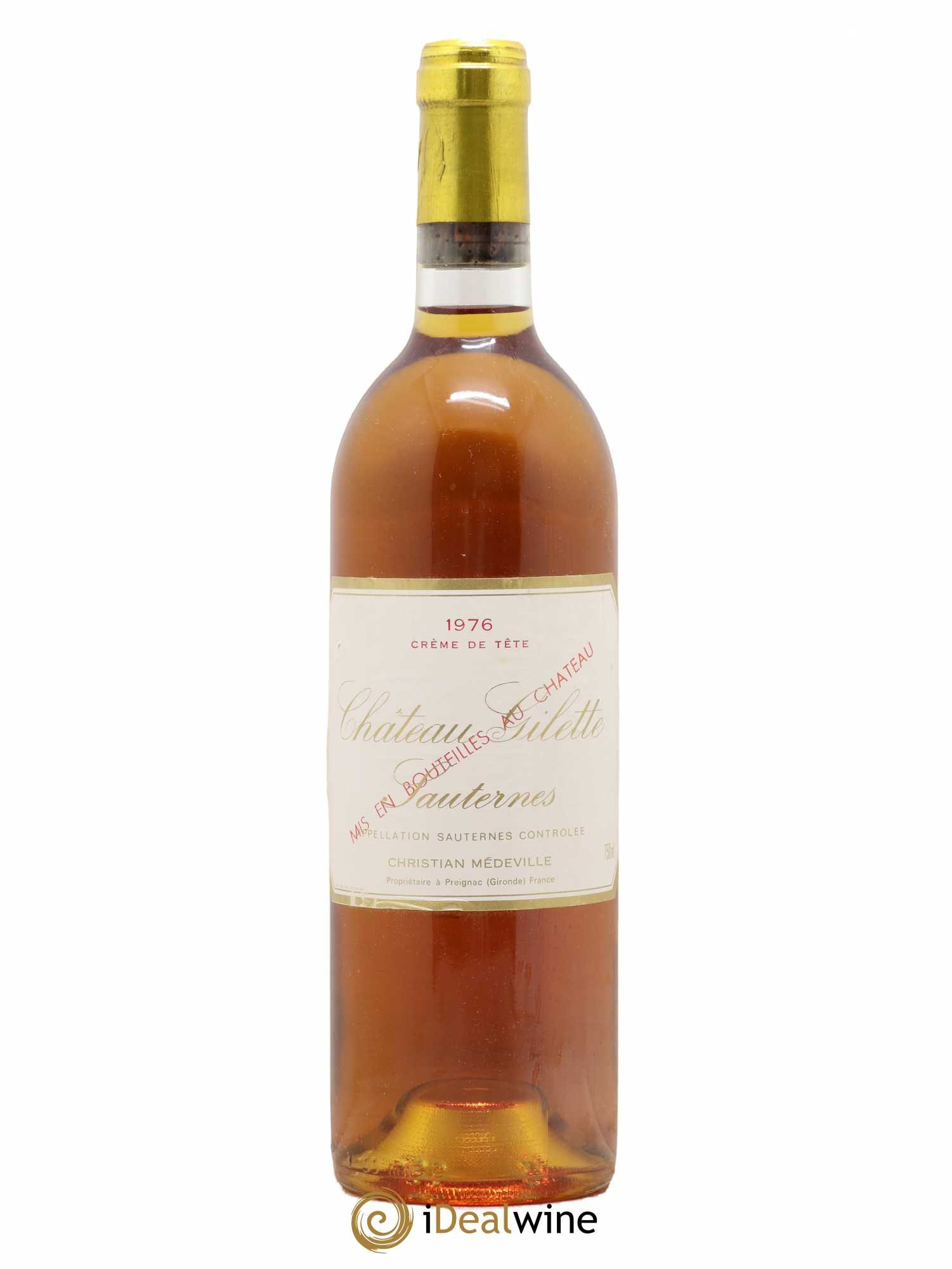 Château Gilette 1976 - Lotto di 1 bottiglia - 0