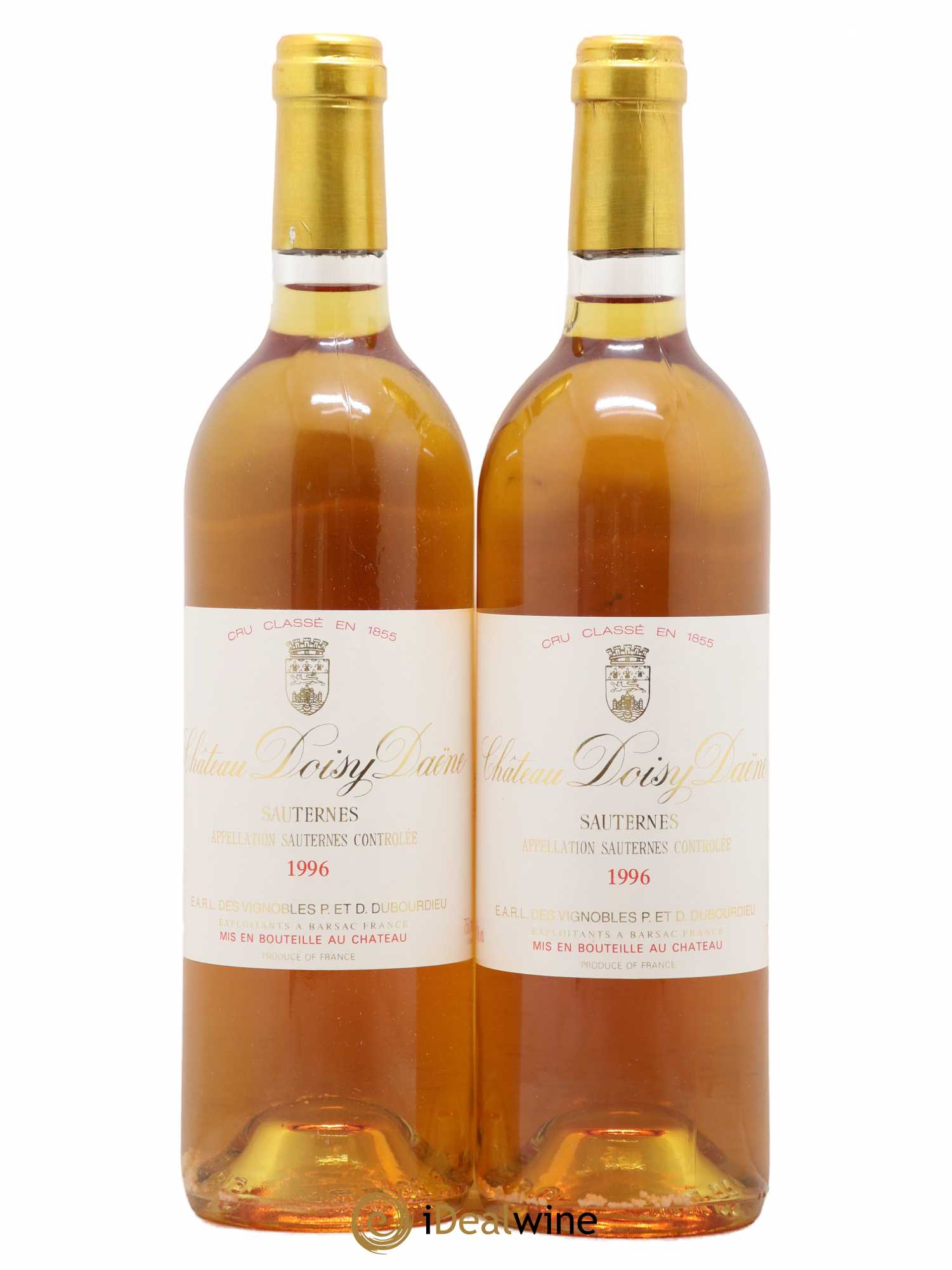 Château Doisy Daëne 2ème Grand Cru Classé 1996 - Lotto di 2 bottiglie - 0