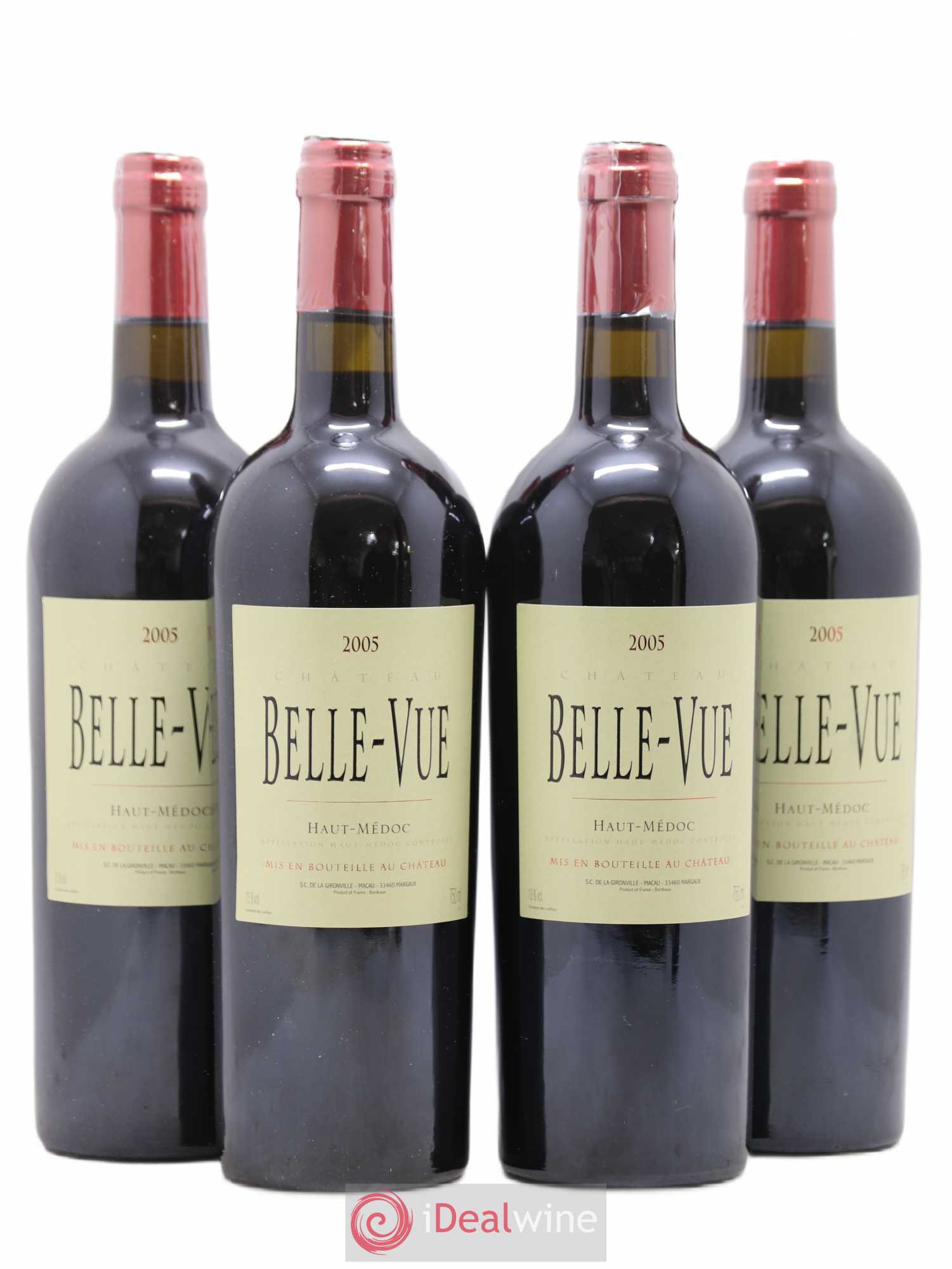 Château Belle-Vue 2005 - Lot de 4 bouteilles - 0