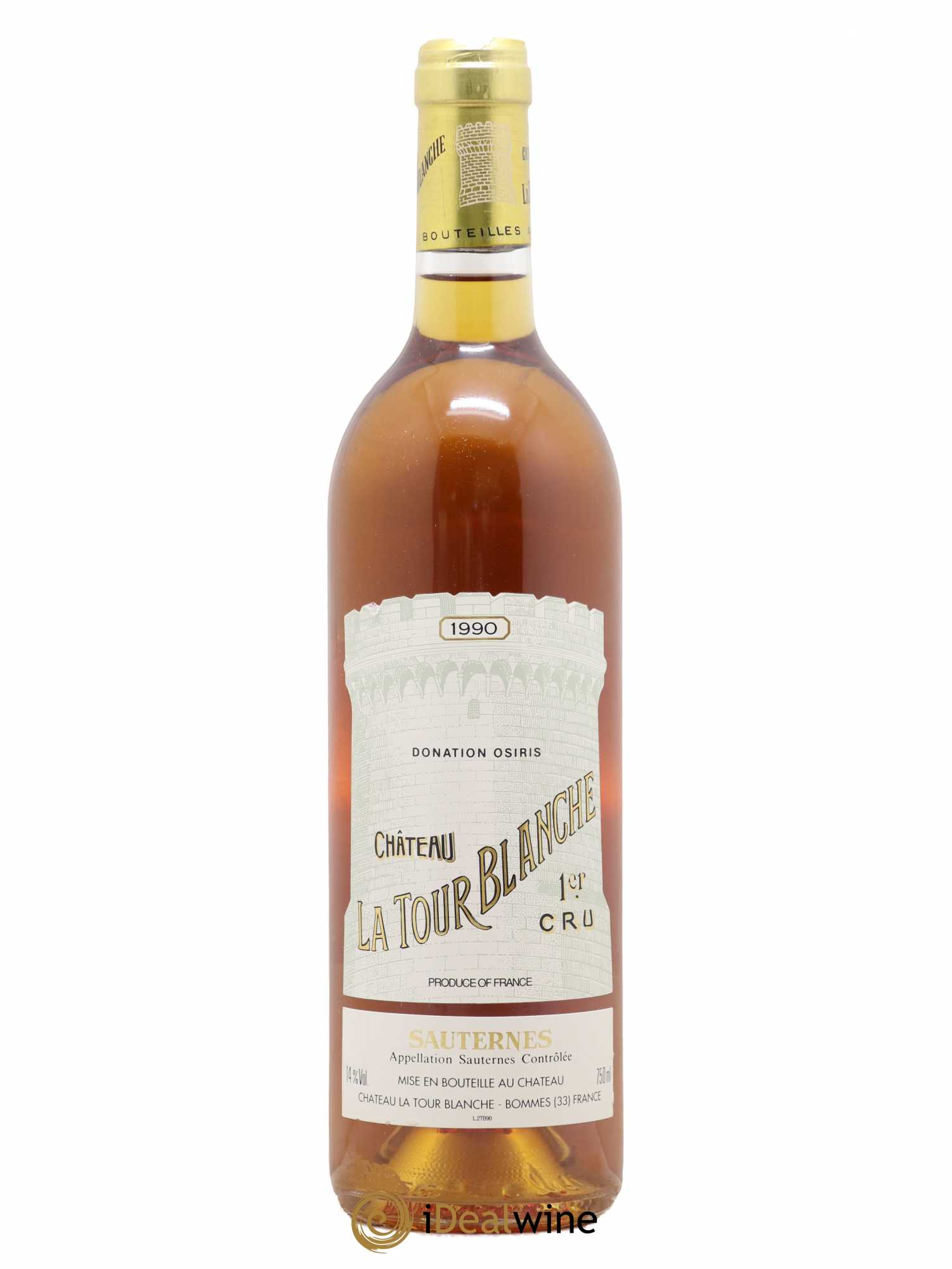 Château la Tour Blanche 1er Grand Cru Classé 1990 - Lotto di 1 bottiglia - 0