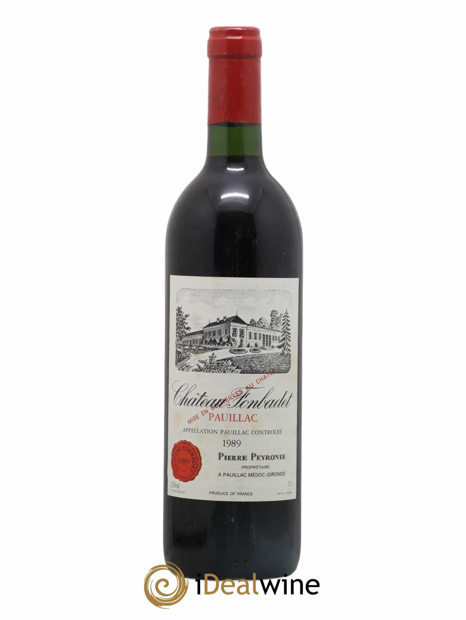 Château Fonbadet 1989 - Lot de 1 bouteille - 0