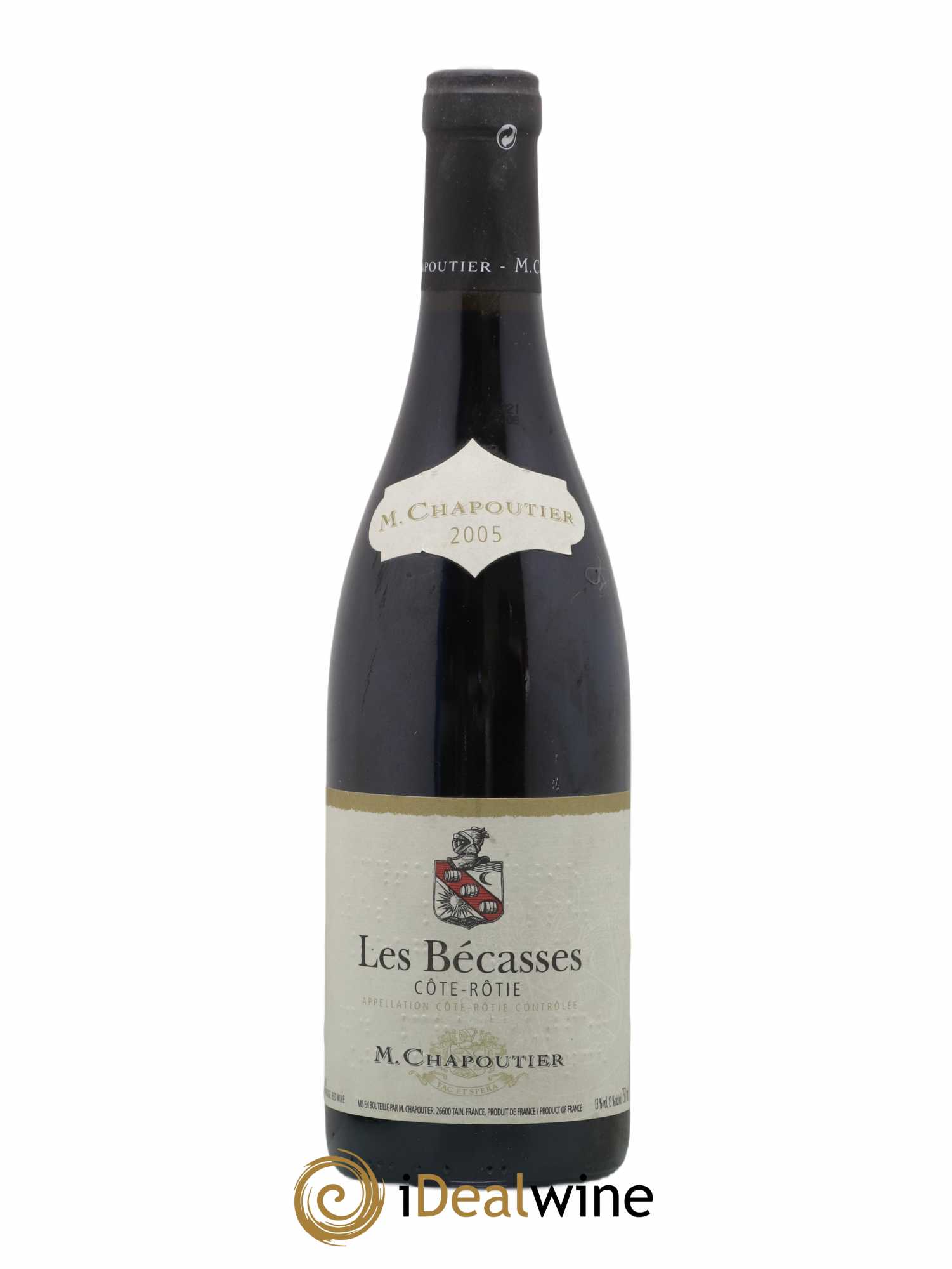 Côte-Rôtie Les Bécasses Chapoutier 2005 - Lot de 1 bouteille - 0