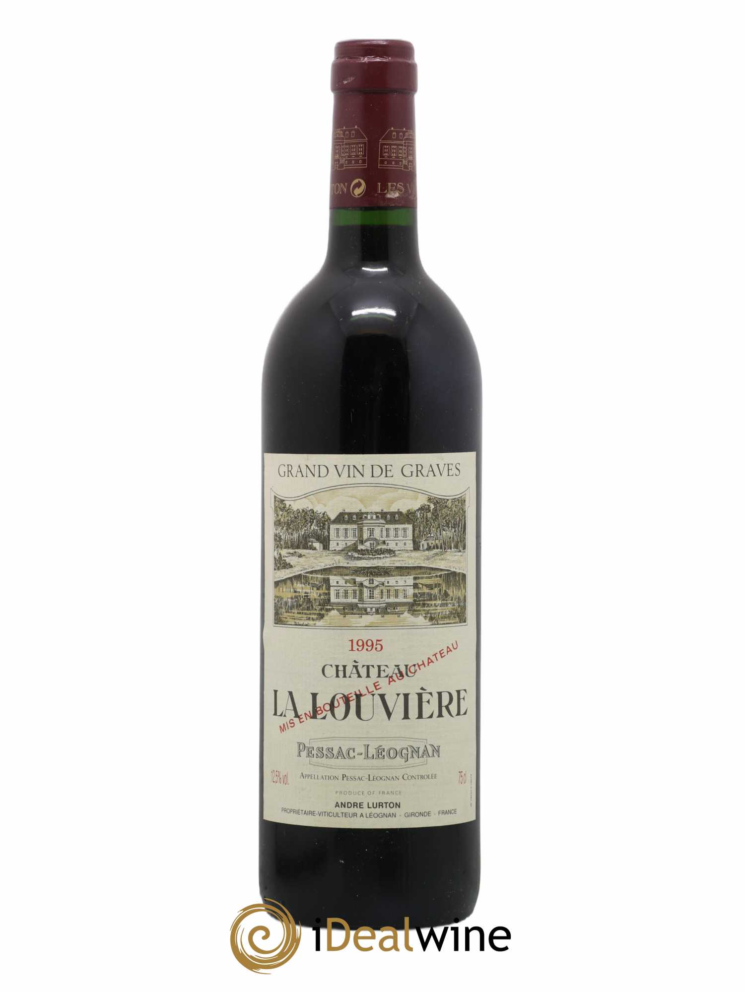 Château la Louvière 1995 - Lot de 1 bouteille - 0