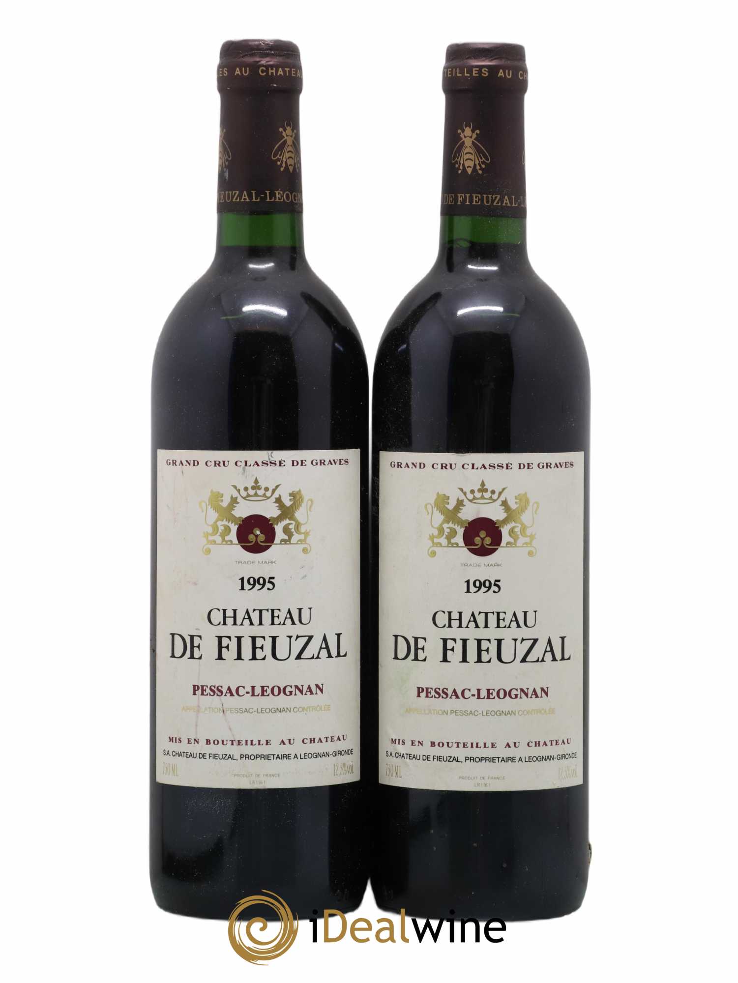 Château de Fieuzal Cru Classé de Graves 1995 - Lot de 2 bouteilles - 0