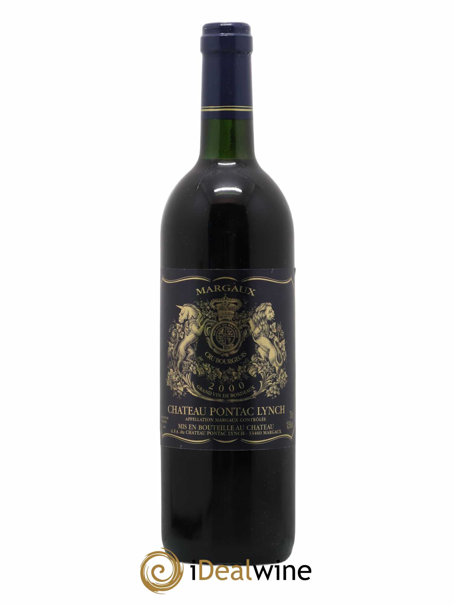 Château Pontac Lynch Cru Bourgeois 2000 - Lot de 1 bouteille - 0