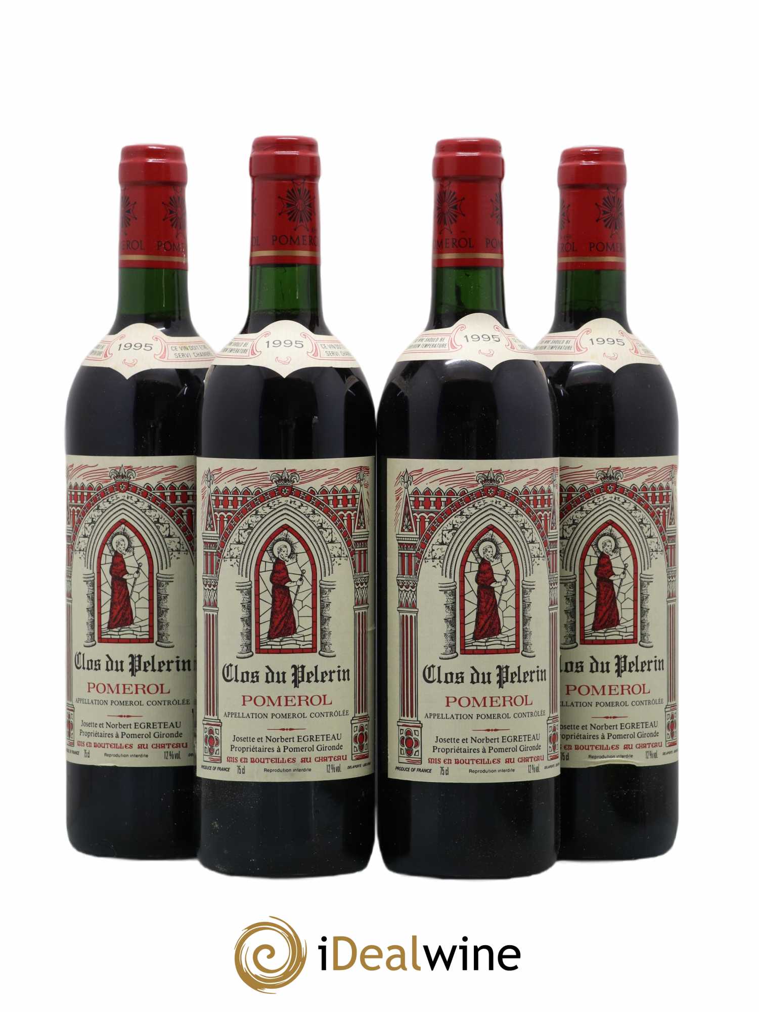 Clos du Pèlerin 1995 - Lot de 4 bouteilles - 0