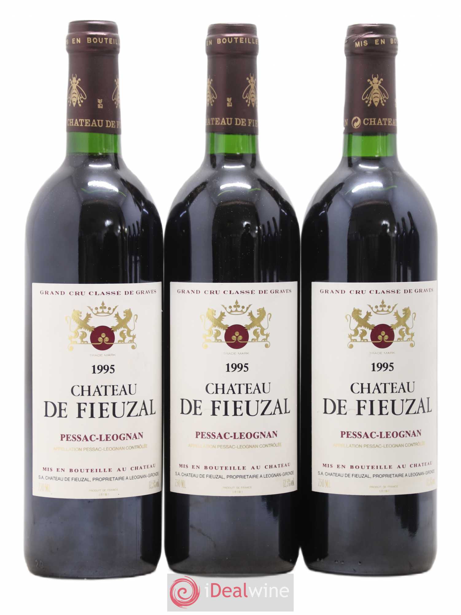 Château de Fieuzal Cru Classé de Graves 1995 - Lot de 6 bouteilles - 1