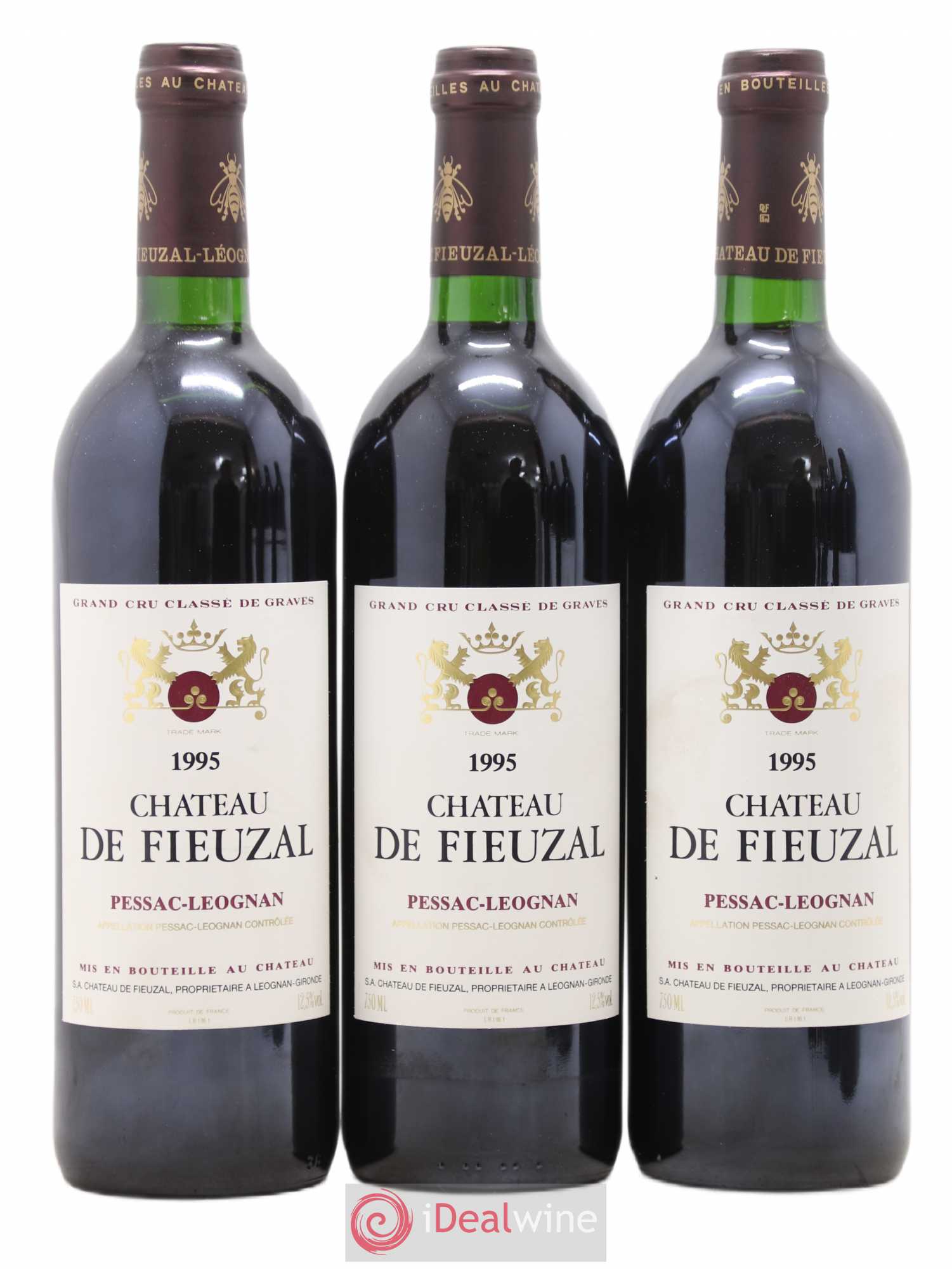 Château de Fieuzal Cru Classé de Graves 1995 - Lot de 6 bouteilles - 2