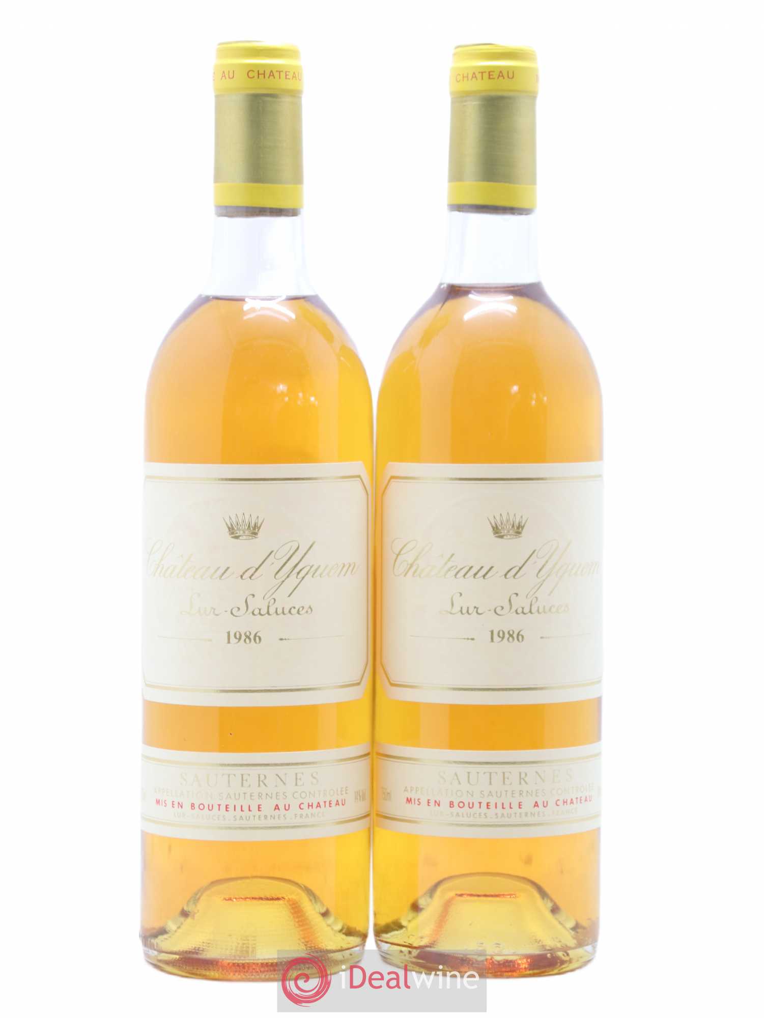 Château d' Yquem 1er Cru Classé Supérieur 1986 - Lotto di 2 bottiglie - 0