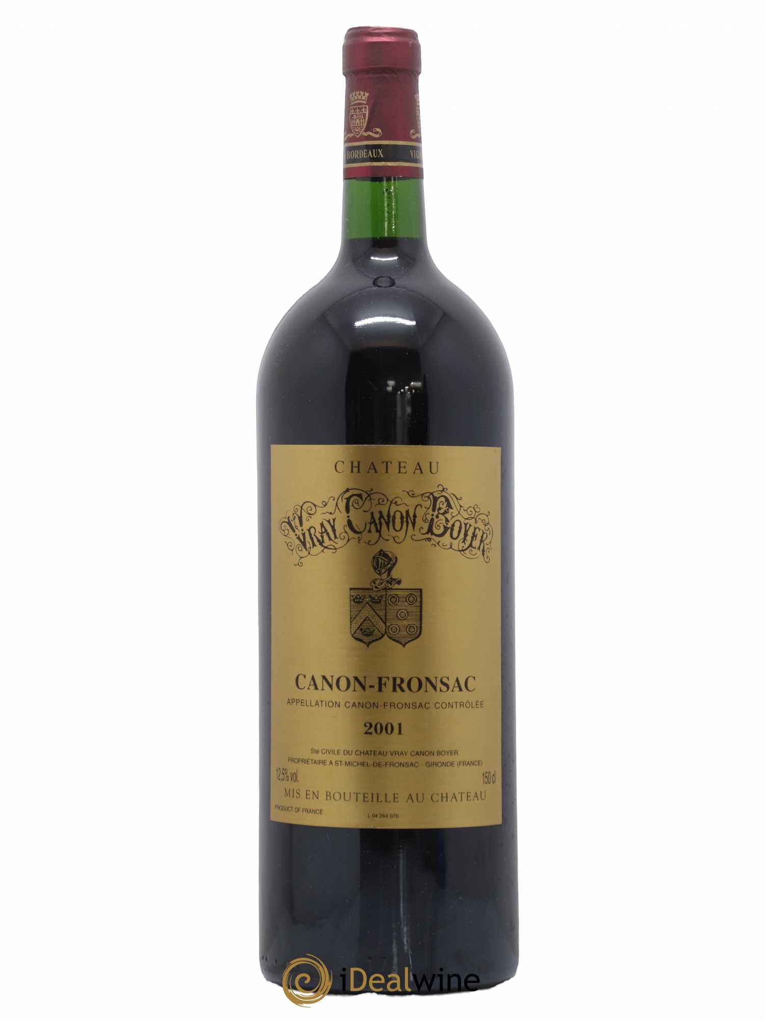 Canon-Fronsac Chateau Vray Canon Boyer 2001 - Posten von 1 Magnum - 0