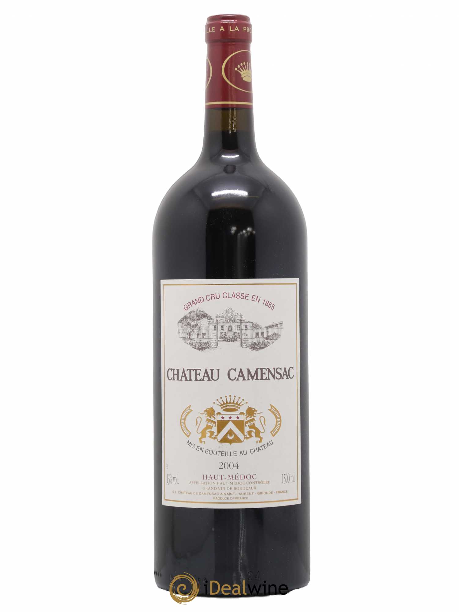 Château Camensac 5ème Grand Cru Classé 2004 - Lot de 1 magnum - 0