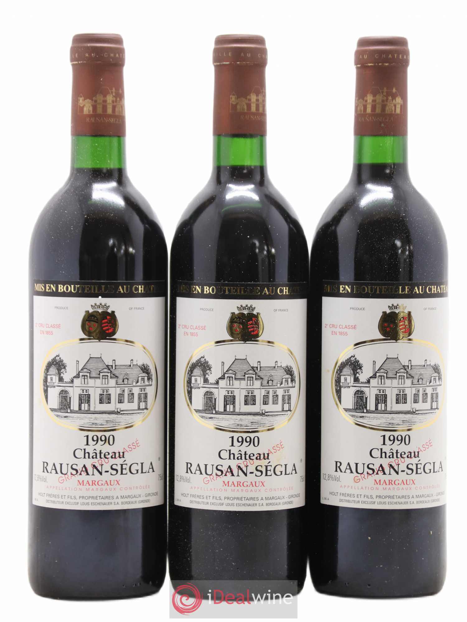 Château Rauzan Ségla Grand Cru Classé 1990 - Lot de 12 bouteilles - 1