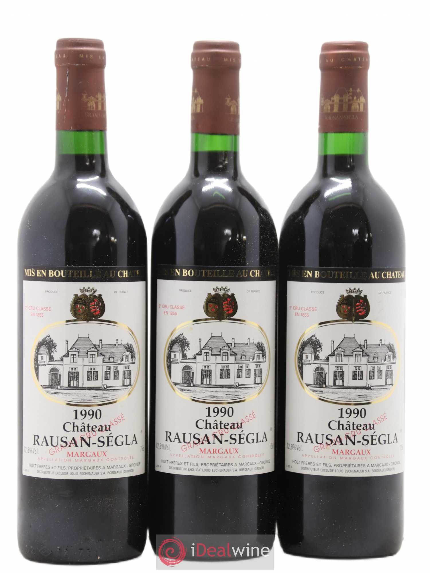 Château Rauzan Ségla Grand Cru Classé 1990 - Lot de 12 bouteilles - 2