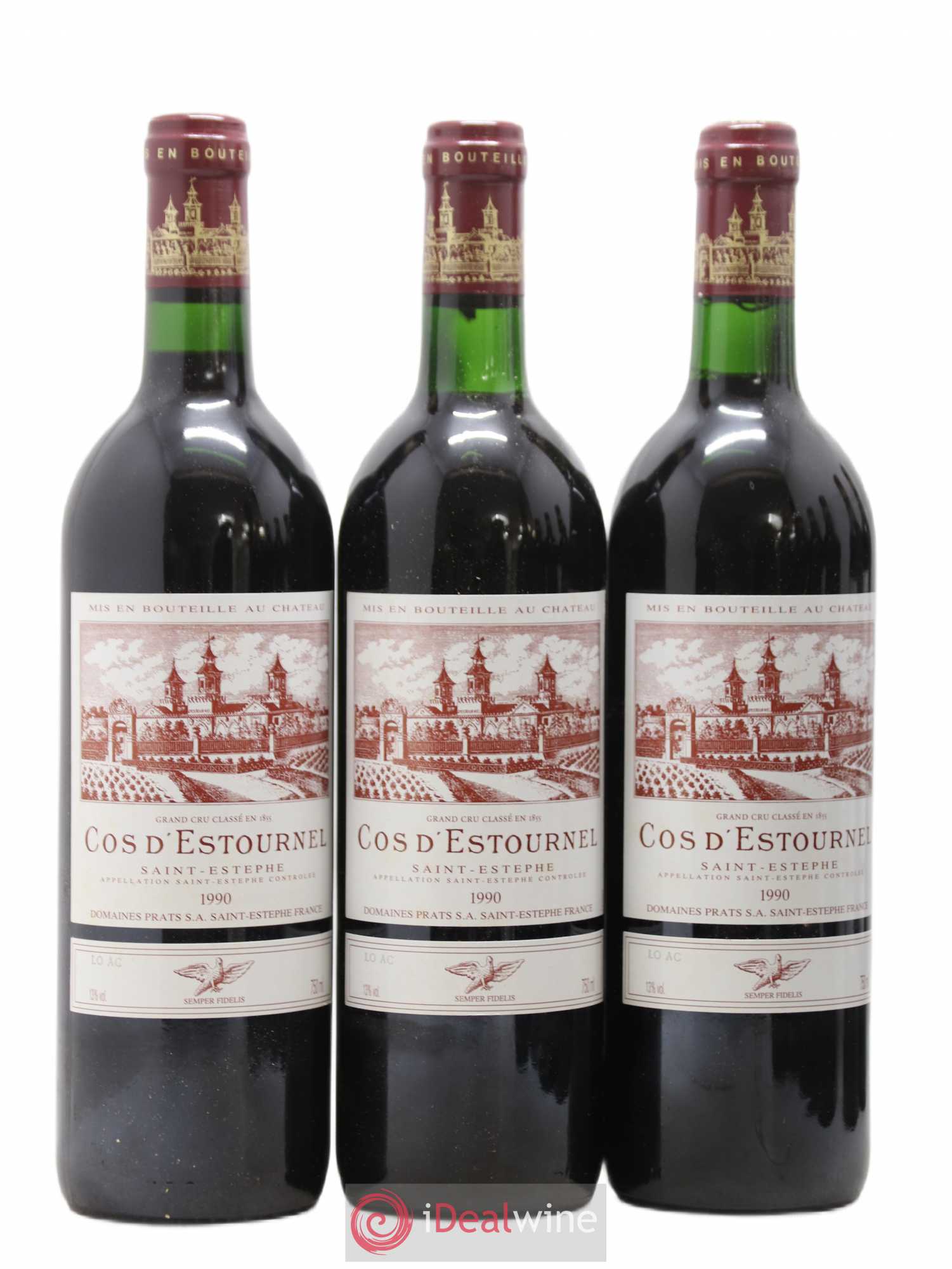Cos d'Estournel 2ème Grand Cru Classé 1990 - Lot de 12 bouteilles - 1