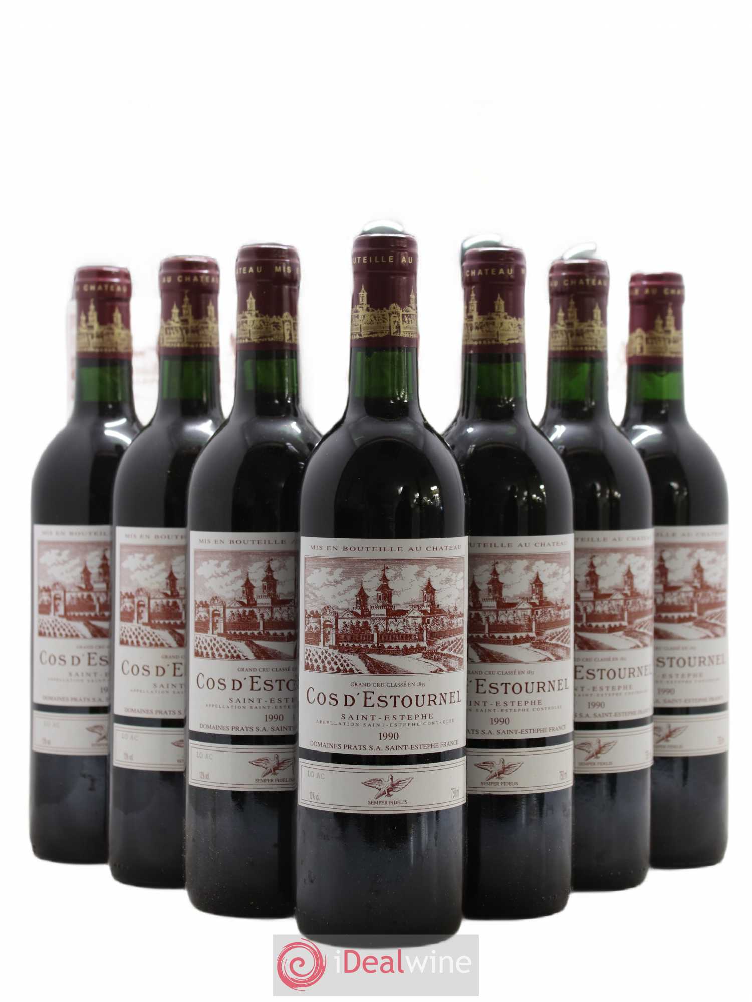 Cos d'Estournel 2ème Grand Cru Classé 1990 - Lot de 12 bouteilles - 0