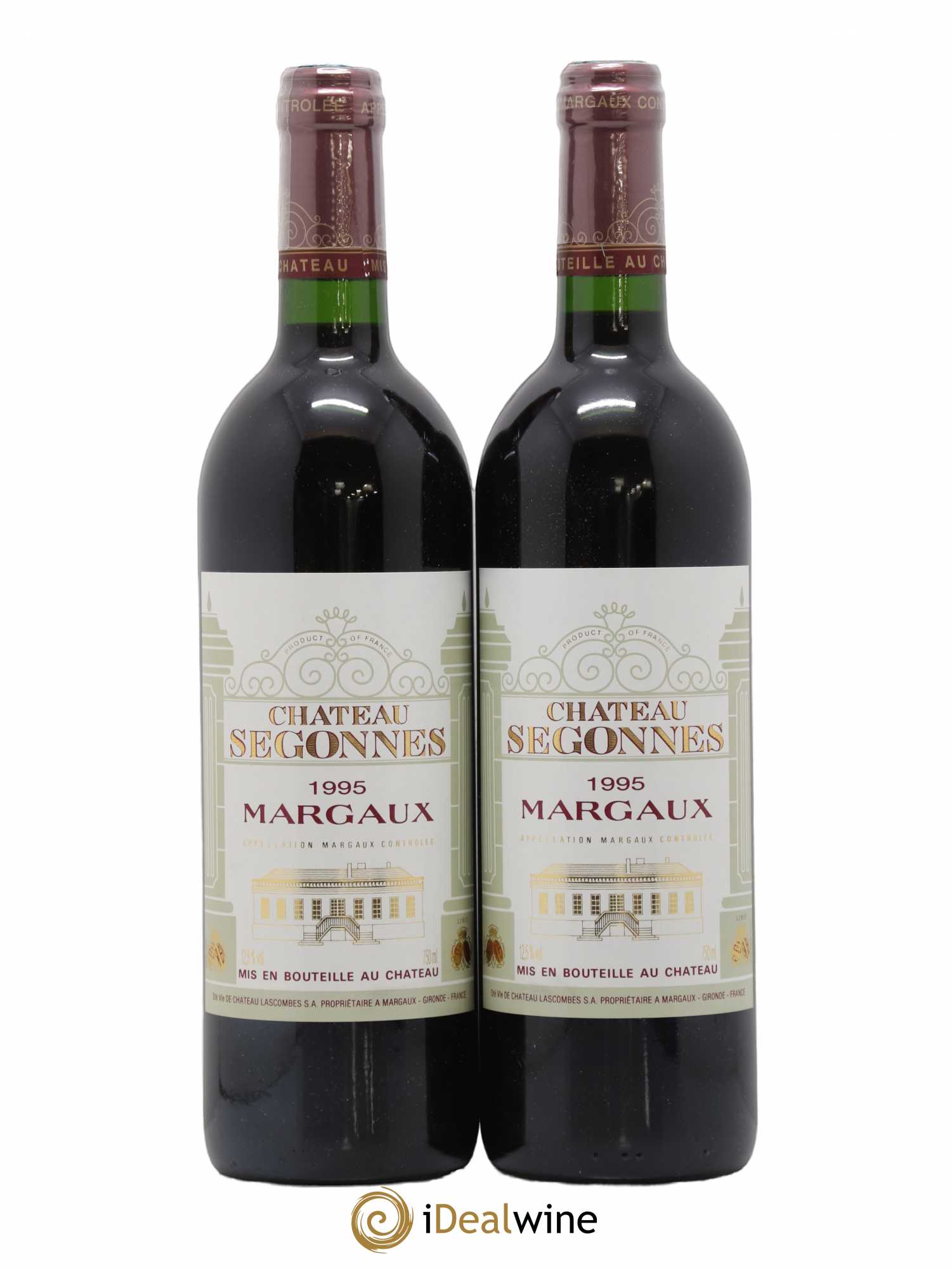 Château Segonnes 1995 - Lot de 2 bouteilles - 0