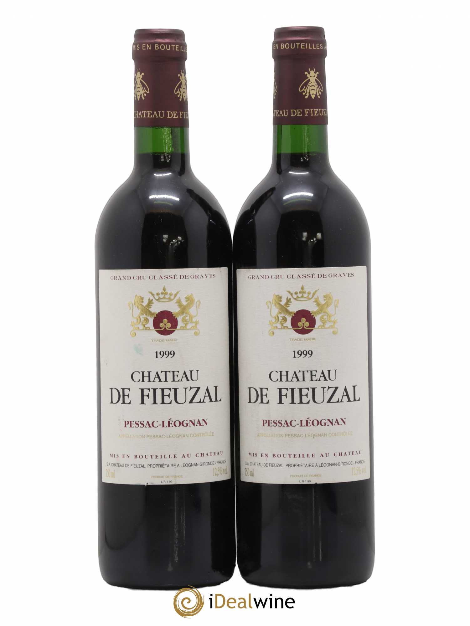 Château de Fieuzal Cru Classé de Graves 1999 - Lot de 2 bouteilles - 0