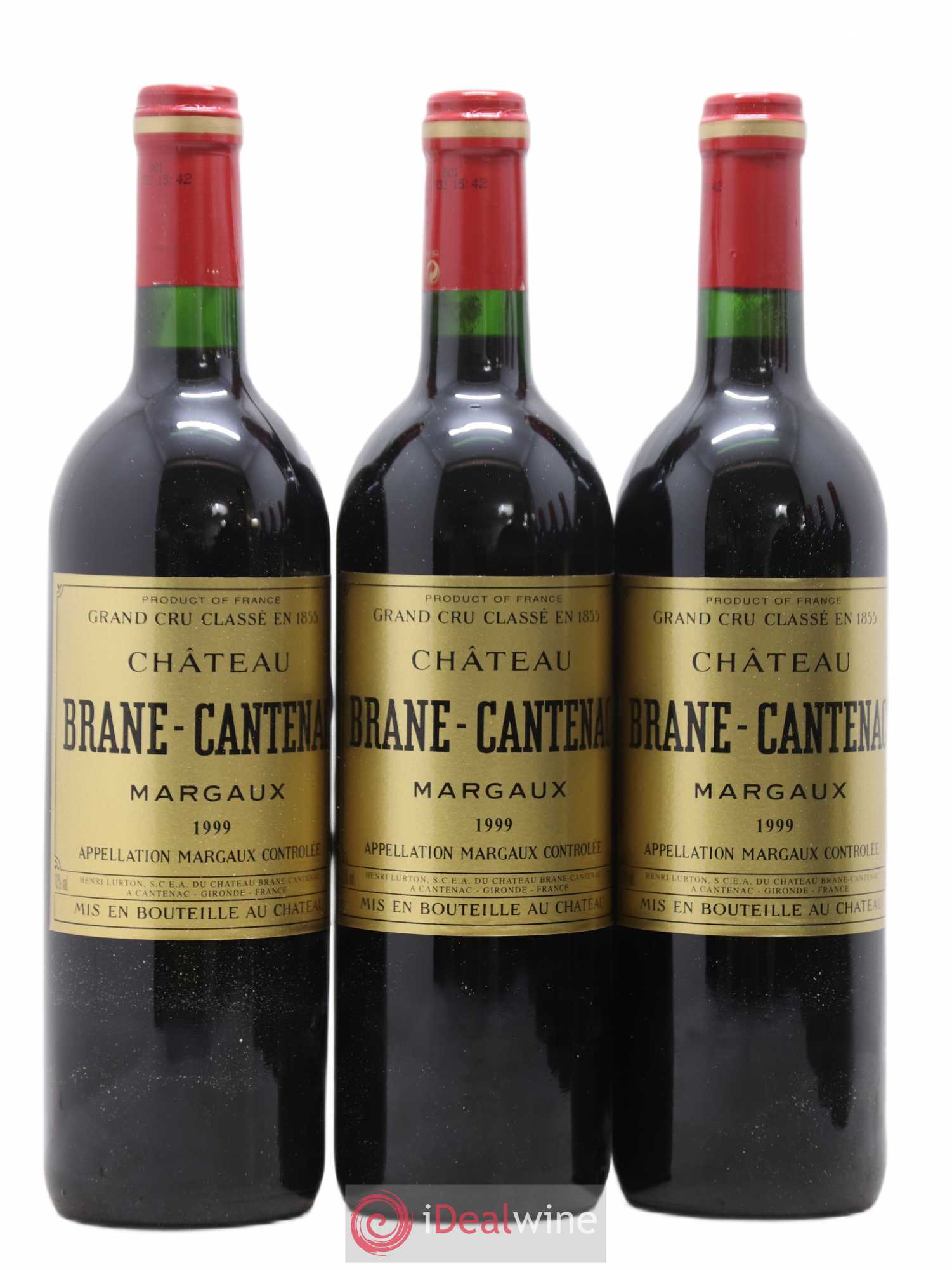 Château Brane Cantenac 2ème Grand Cru Classé 1999 - Lot de 6 bouteilles - 1