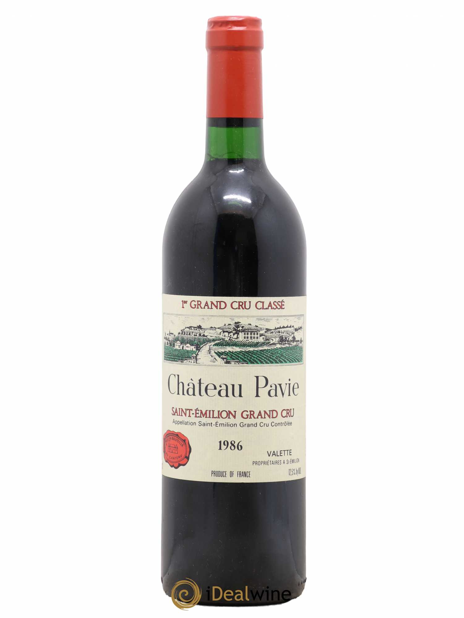 Château Pavie 1er Grand Cru Classé A 1986 - Lot de 1 bouteille - 0
