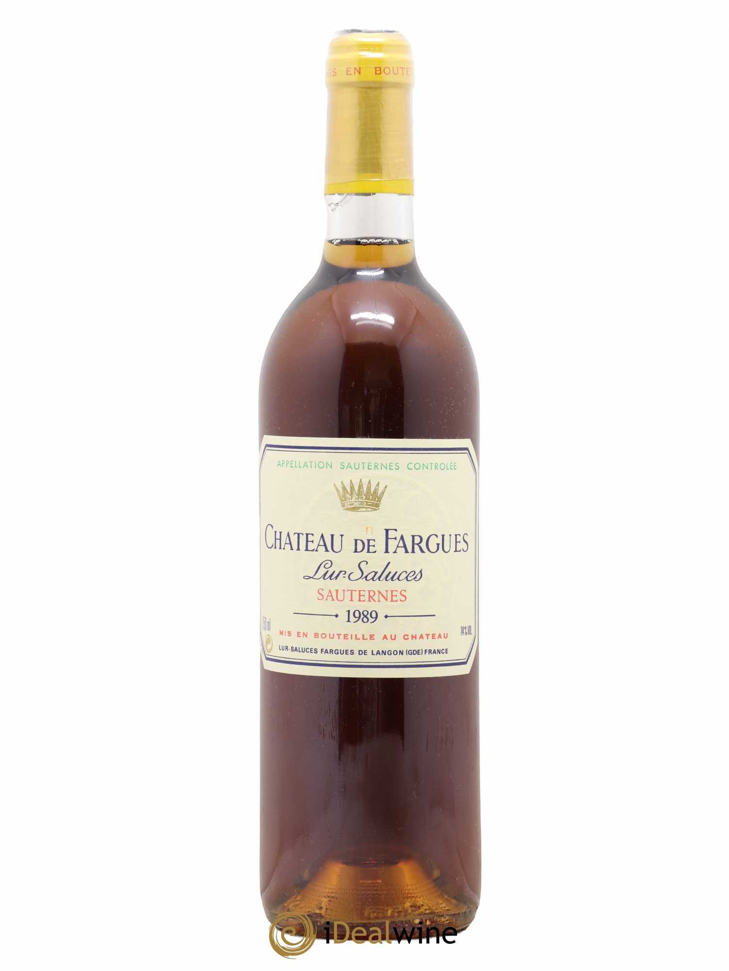 Château de Fargues 1989 - Lot de 1 bouteille - 0