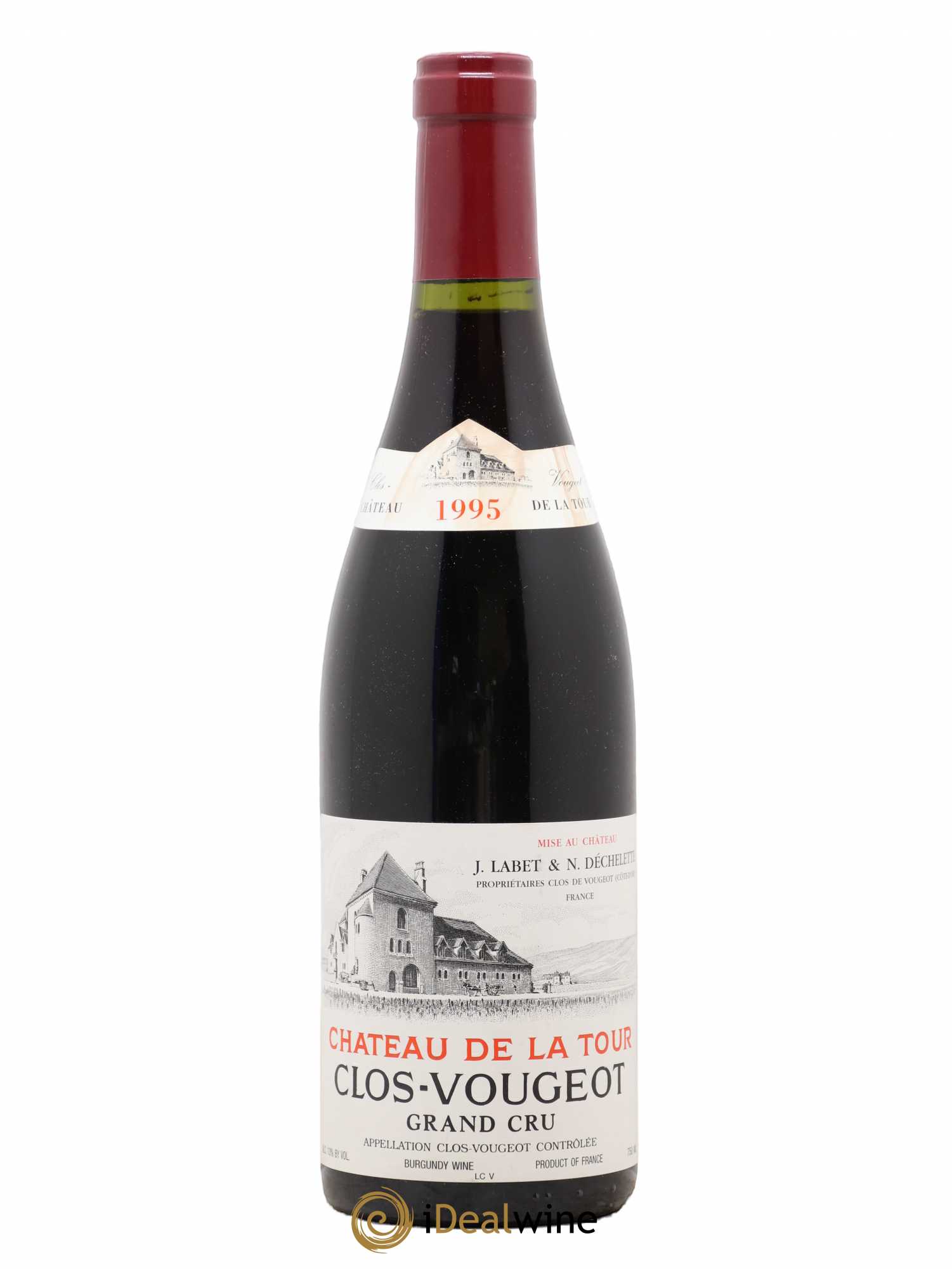 Clos de Vougeot Grand Cru Château de La Tour 1995 - Lot de 1 bouteille - 0