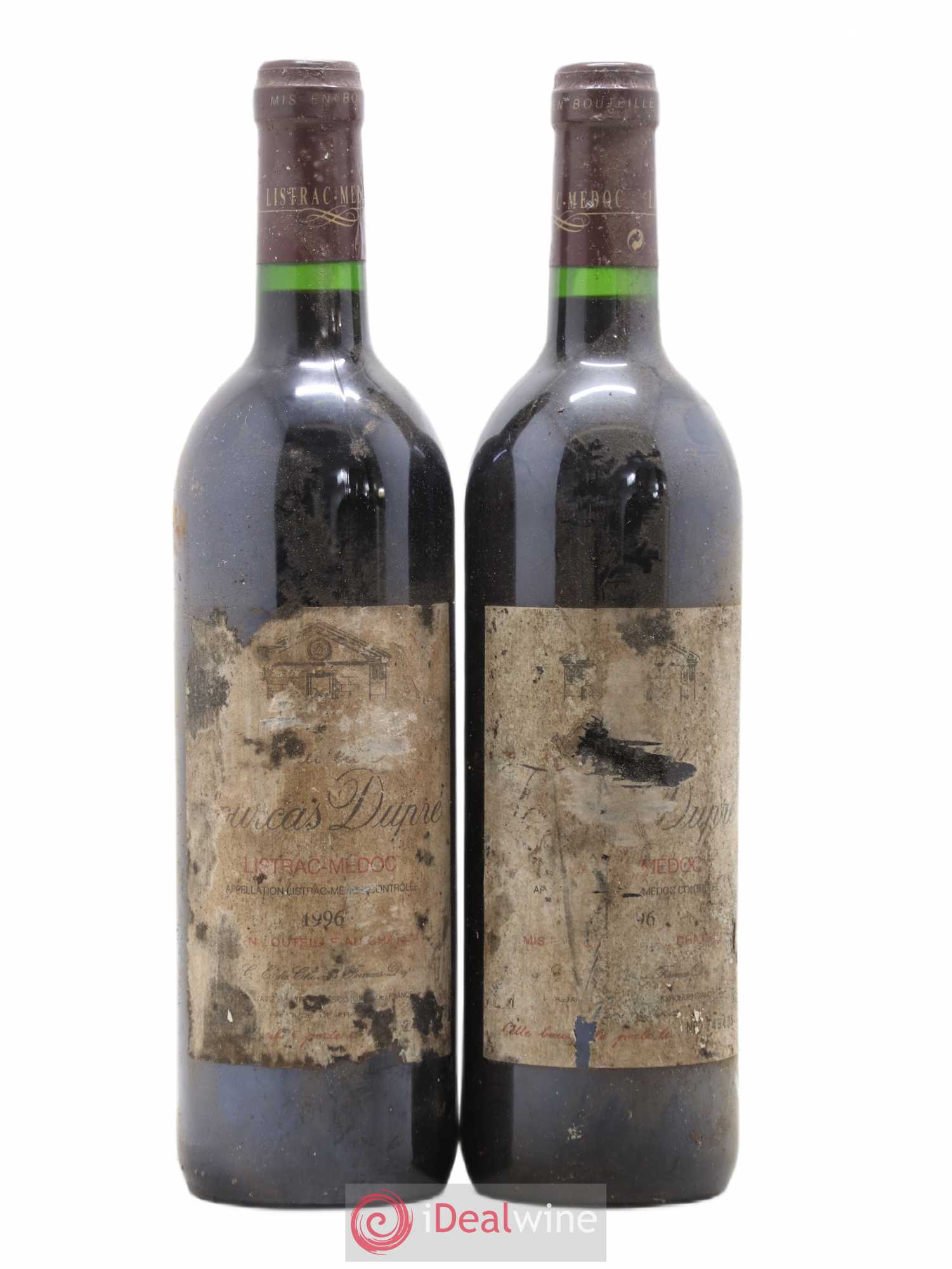 Château Fourcas Dupré 1996 - Lot de 2 bouteilles - 0
