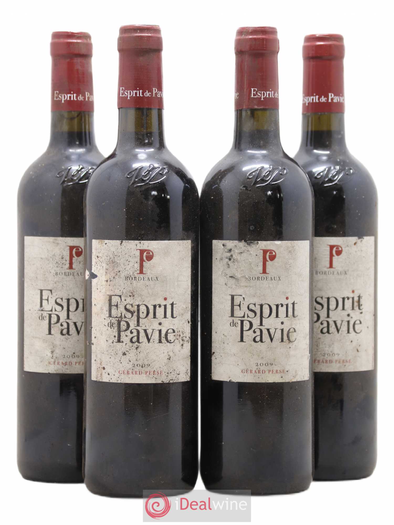 Saint-Émilion Grand Cru Esprit Pavie 2009 - Lot de 4 bouteilles - 0