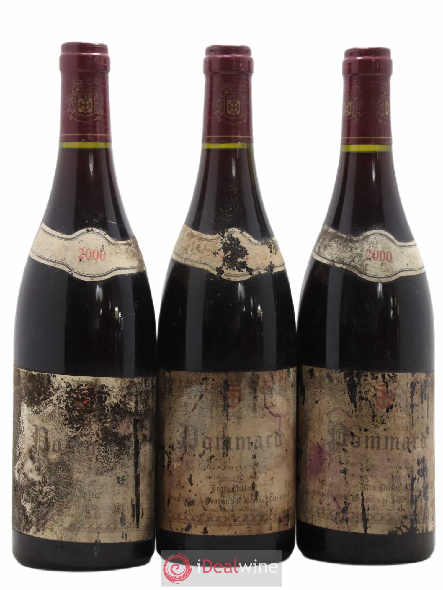 Pommard Jean Pillot (sans prix de réserve) 2000 - Posten von 3 Flaschen - 0