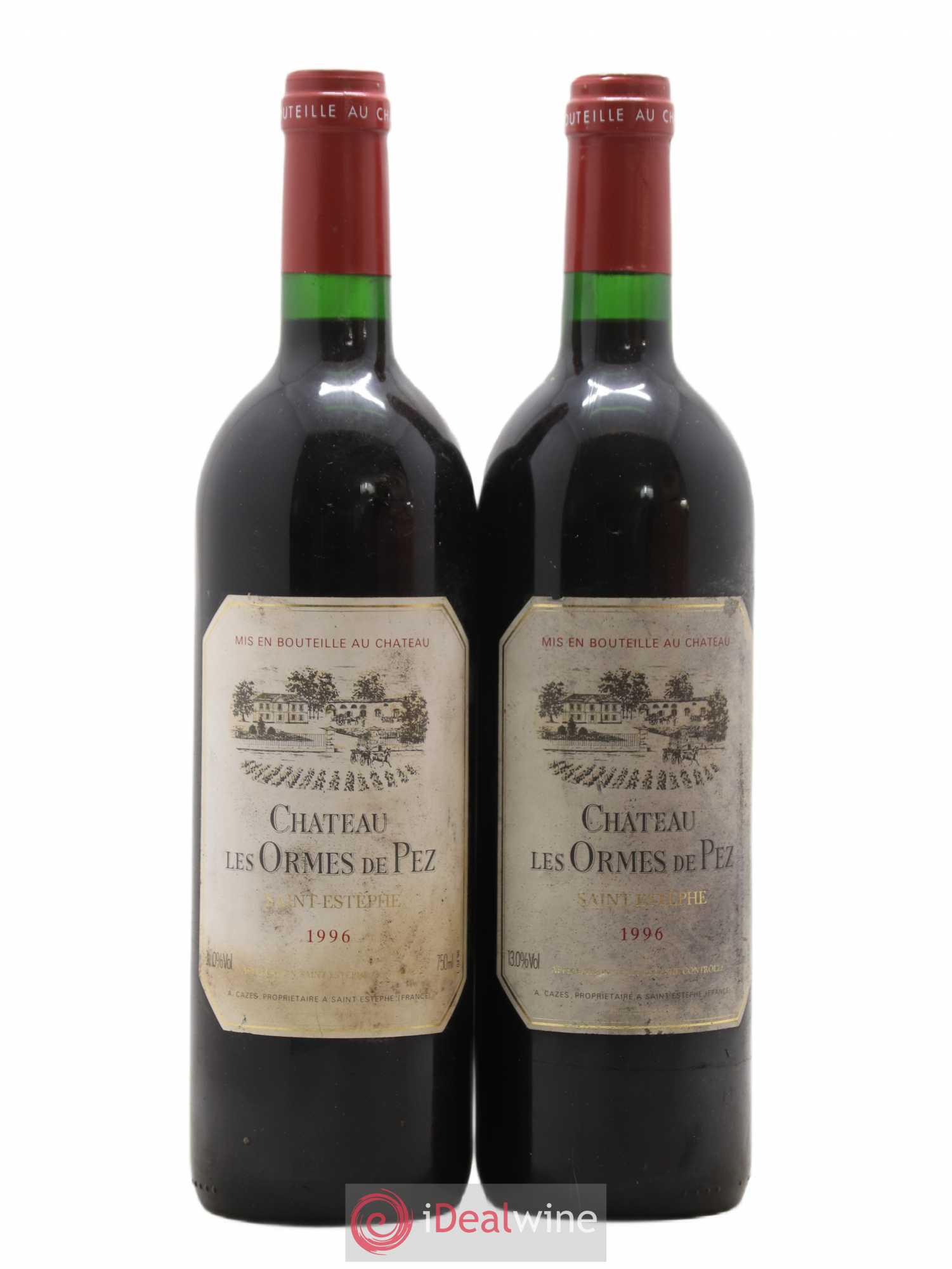 Château les Ormes de Pez (sans prix de réserve) 1996 - Lot de 2 bouteilles - 0
