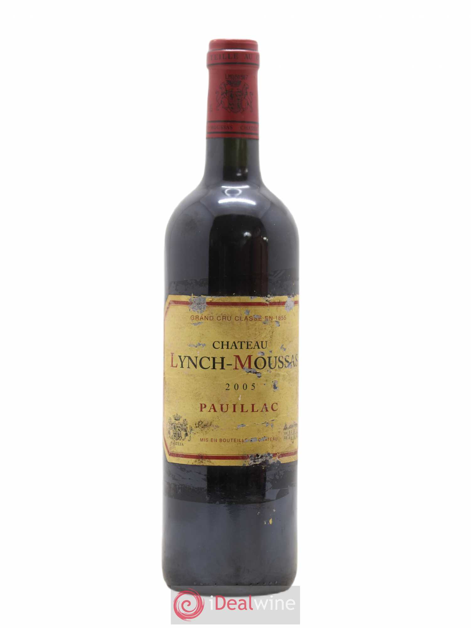 Château Lynch Moussas 5ème Grand Cru Classé 2005 - Lot de 1 bouteille - 0